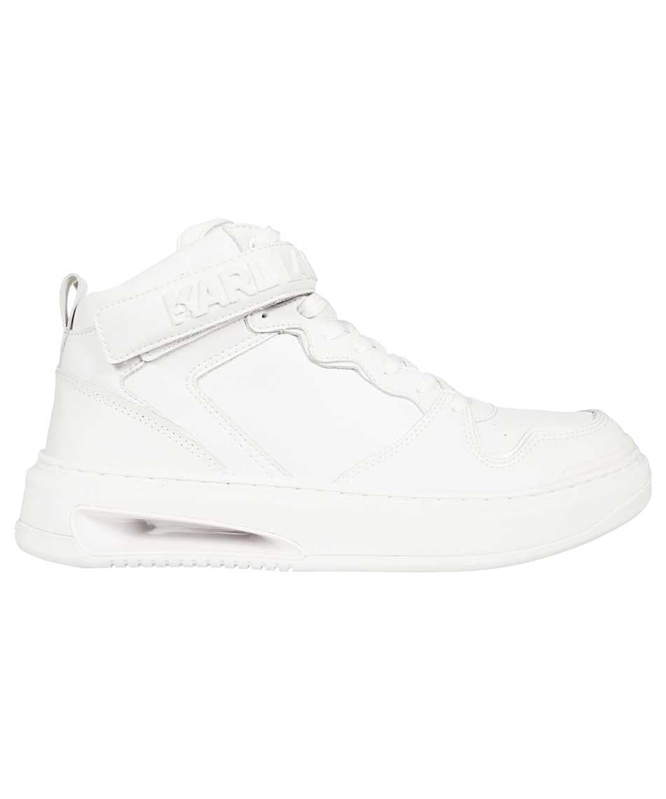 Logo detail leather sneakers