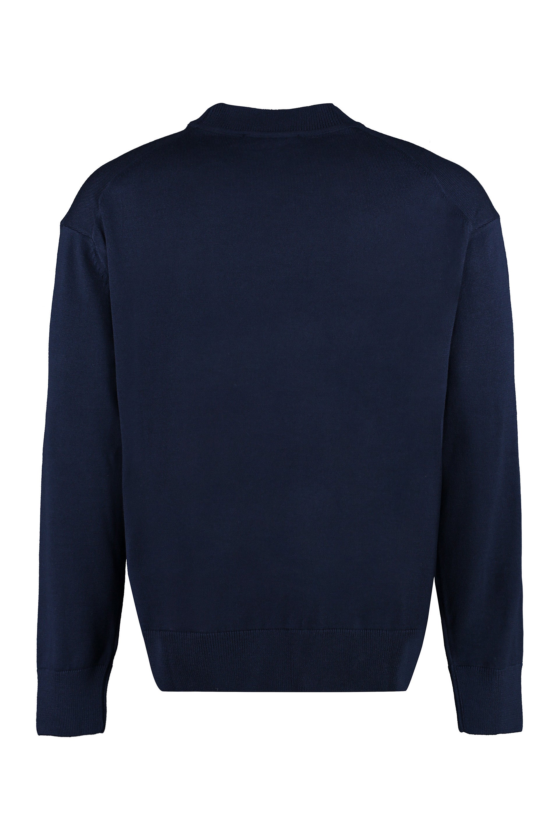 Crew-neck wool sweater