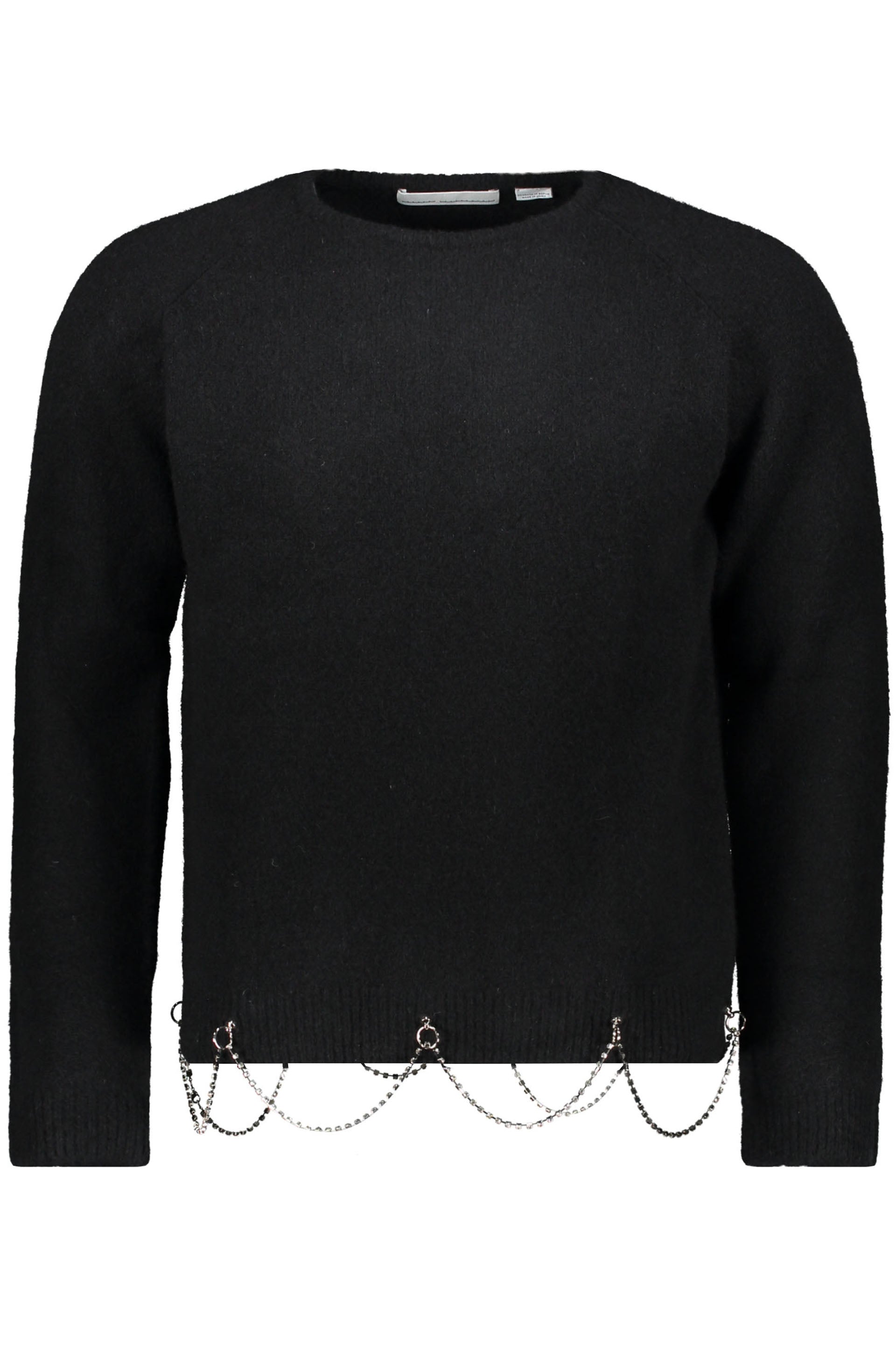 Wool-blend crew-neck sweater