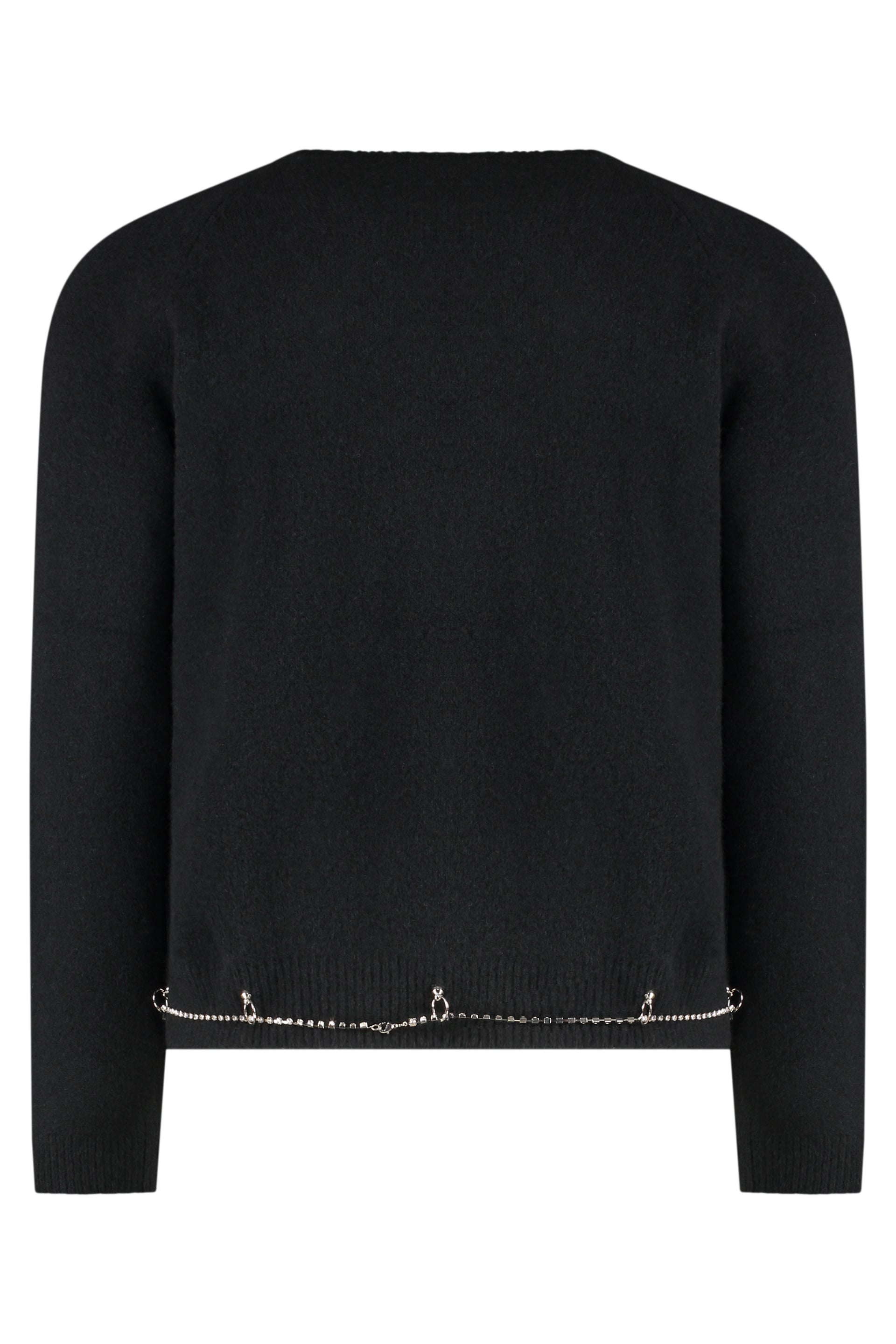 Wool-blend crew-neck sweater