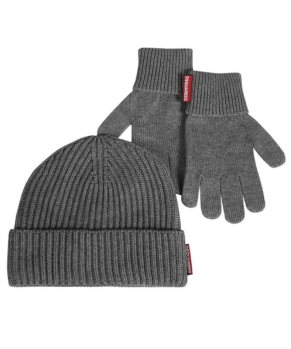 Knitted hat and gloves set