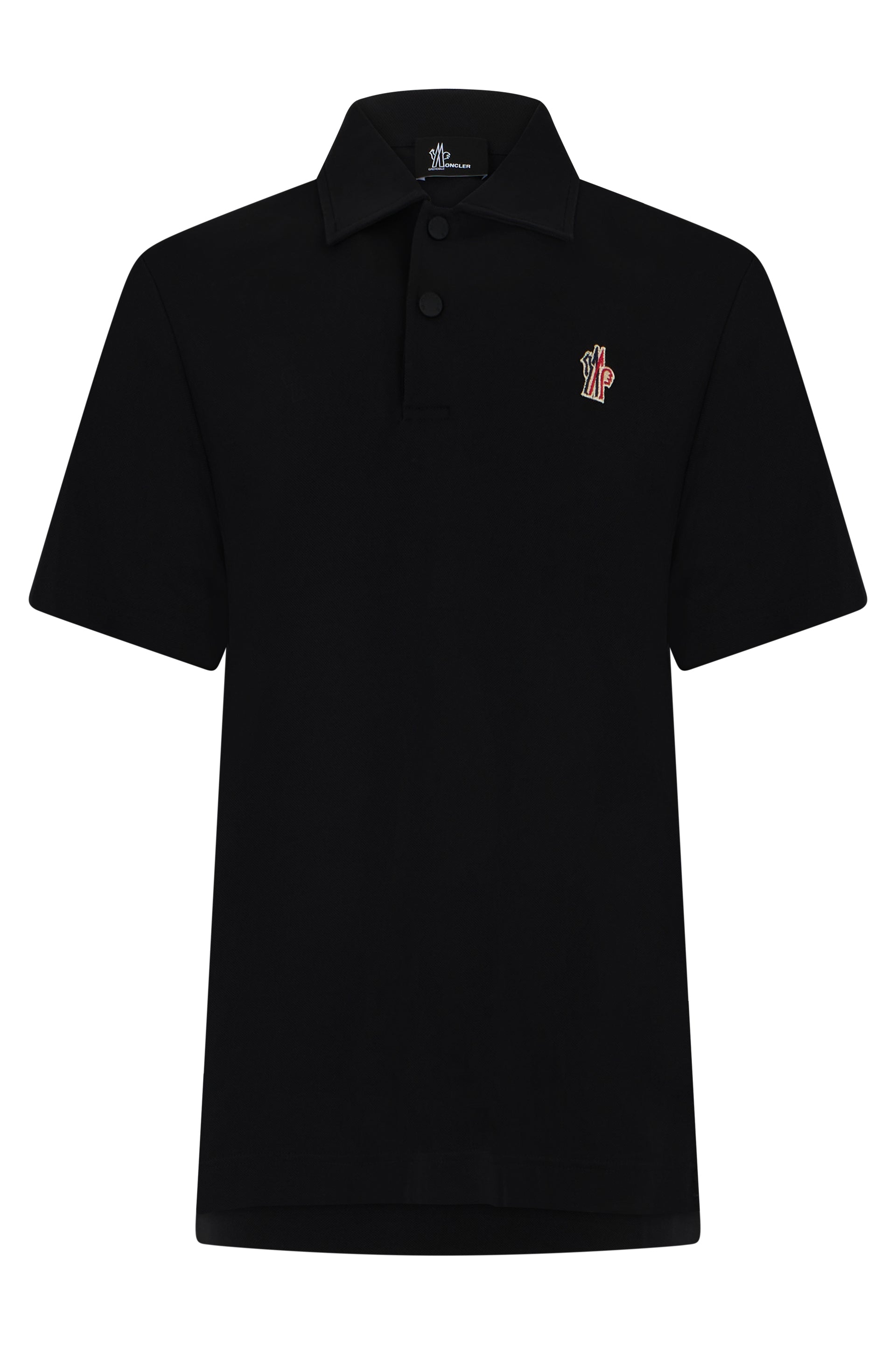 Cotton polo with short sleeves