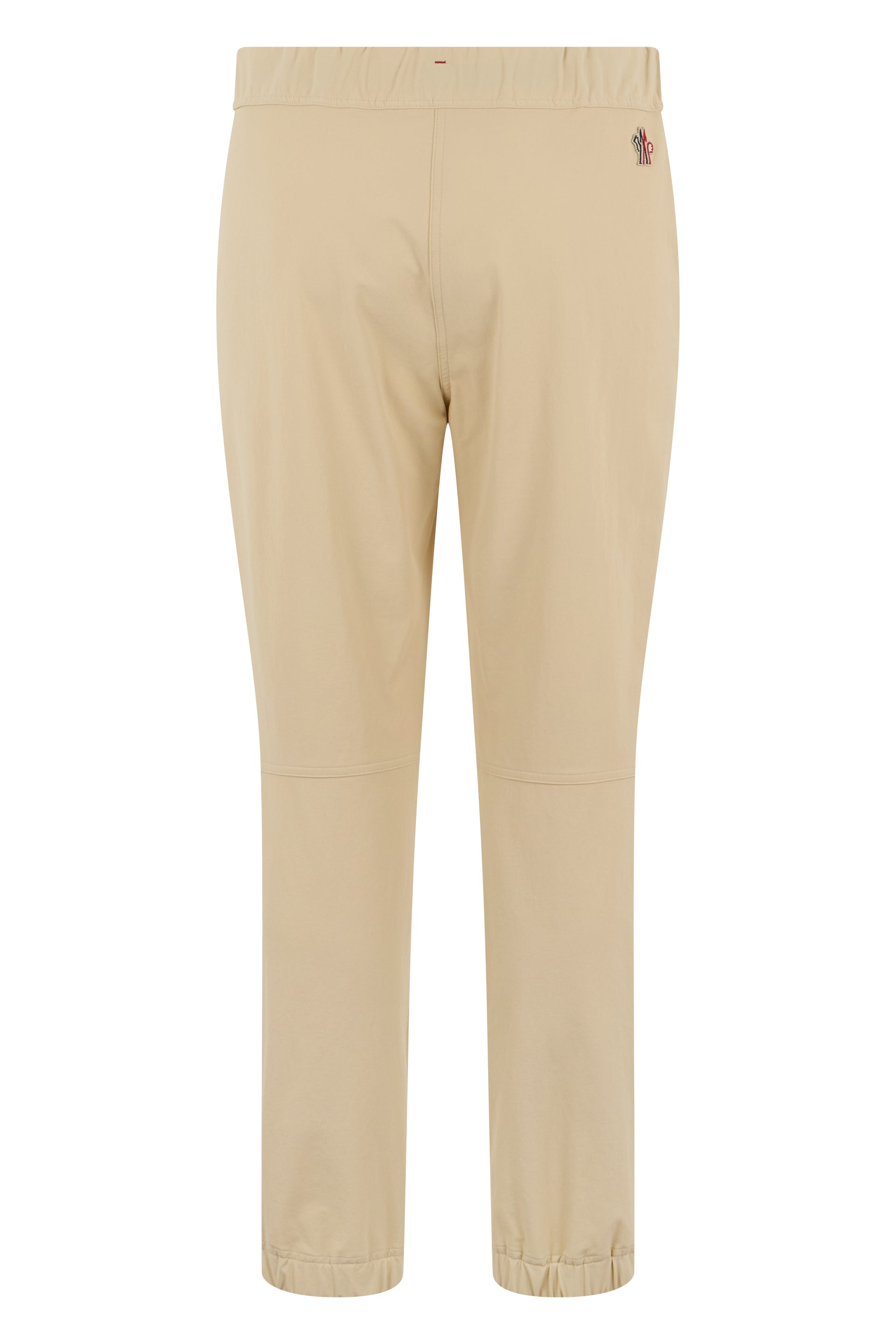 Straight pants with contrasting belt