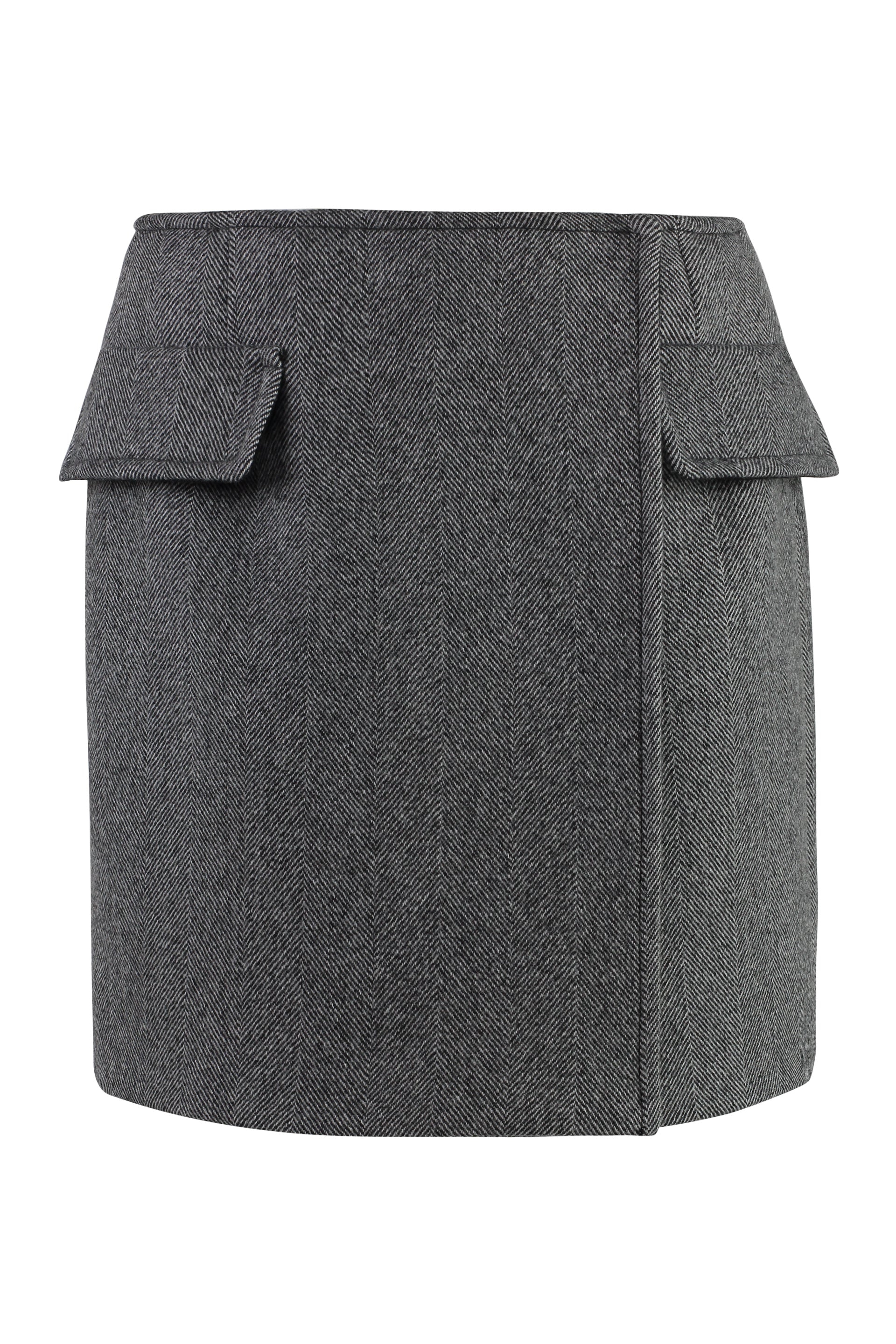 Laccio wool mini skirt