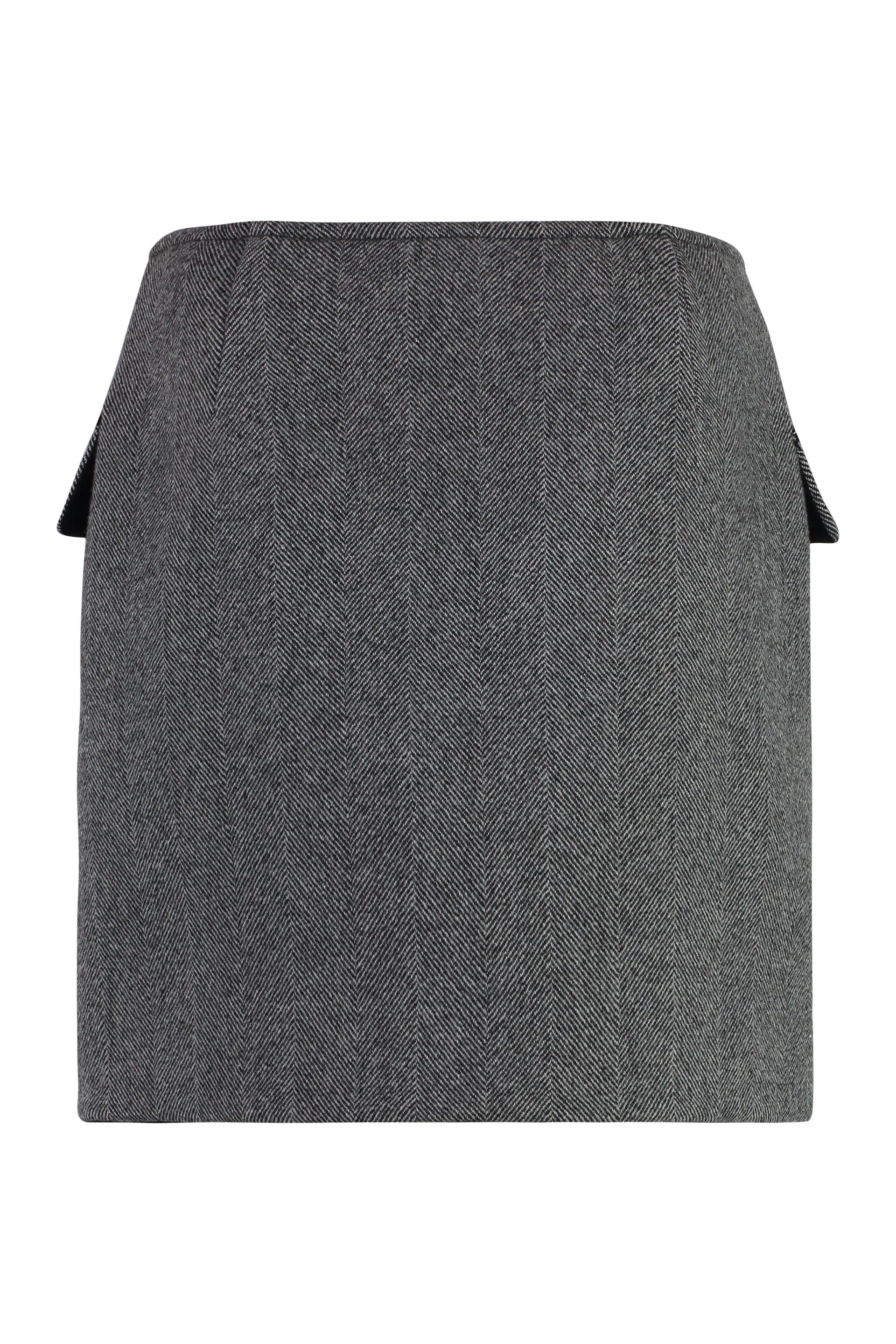 Laccio wool mini skirt