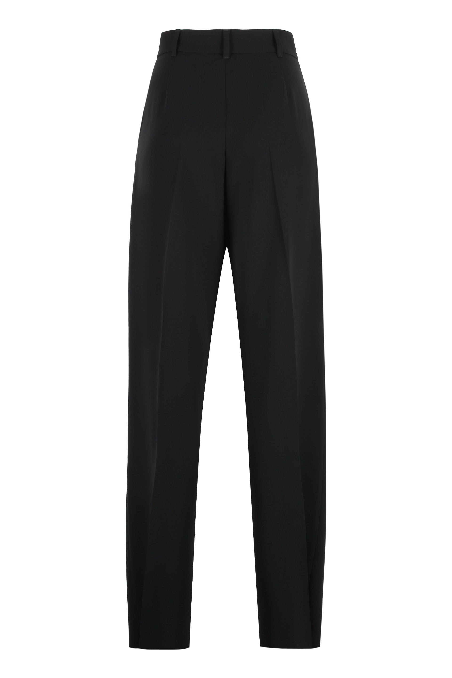 Latina high-waist crêpe trousers