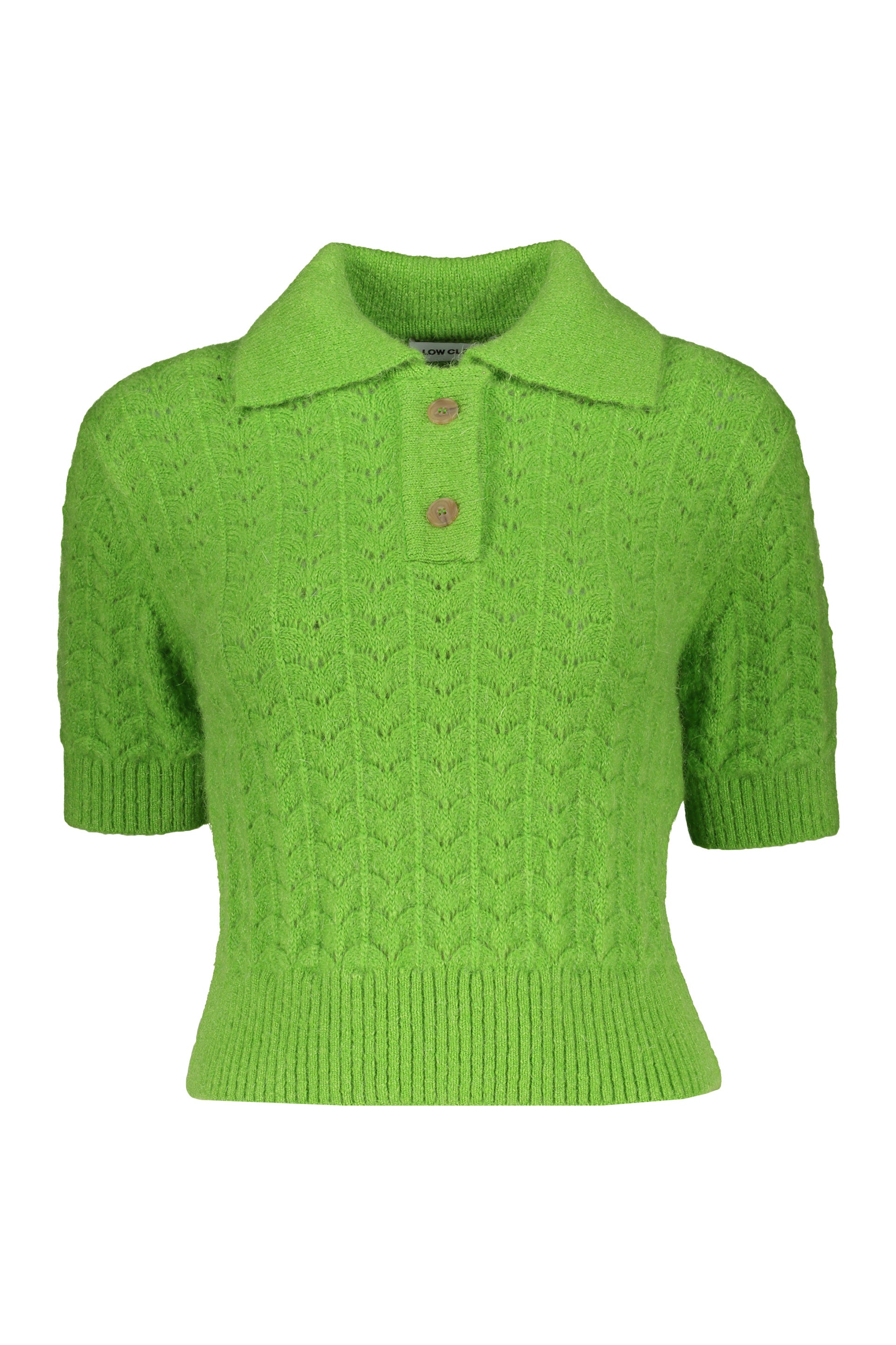 Knitted polo shirt