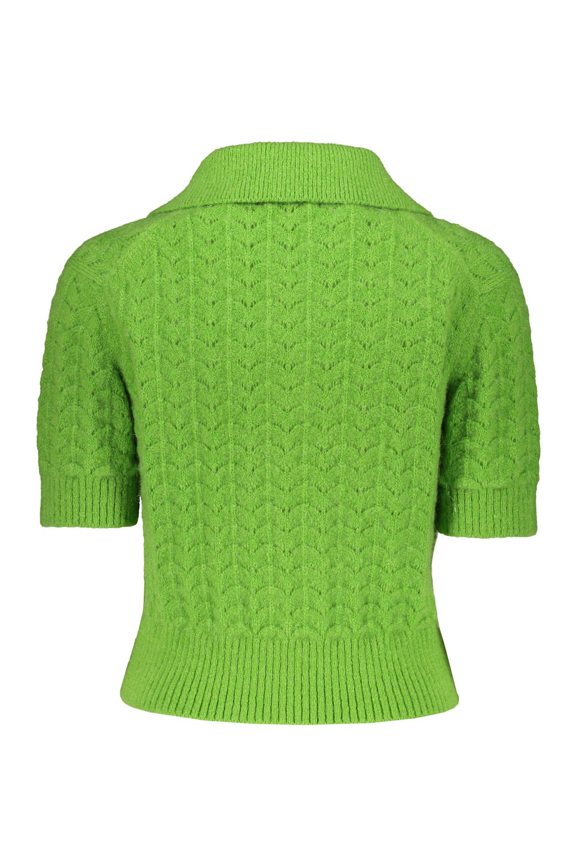 Knitted polo shirt