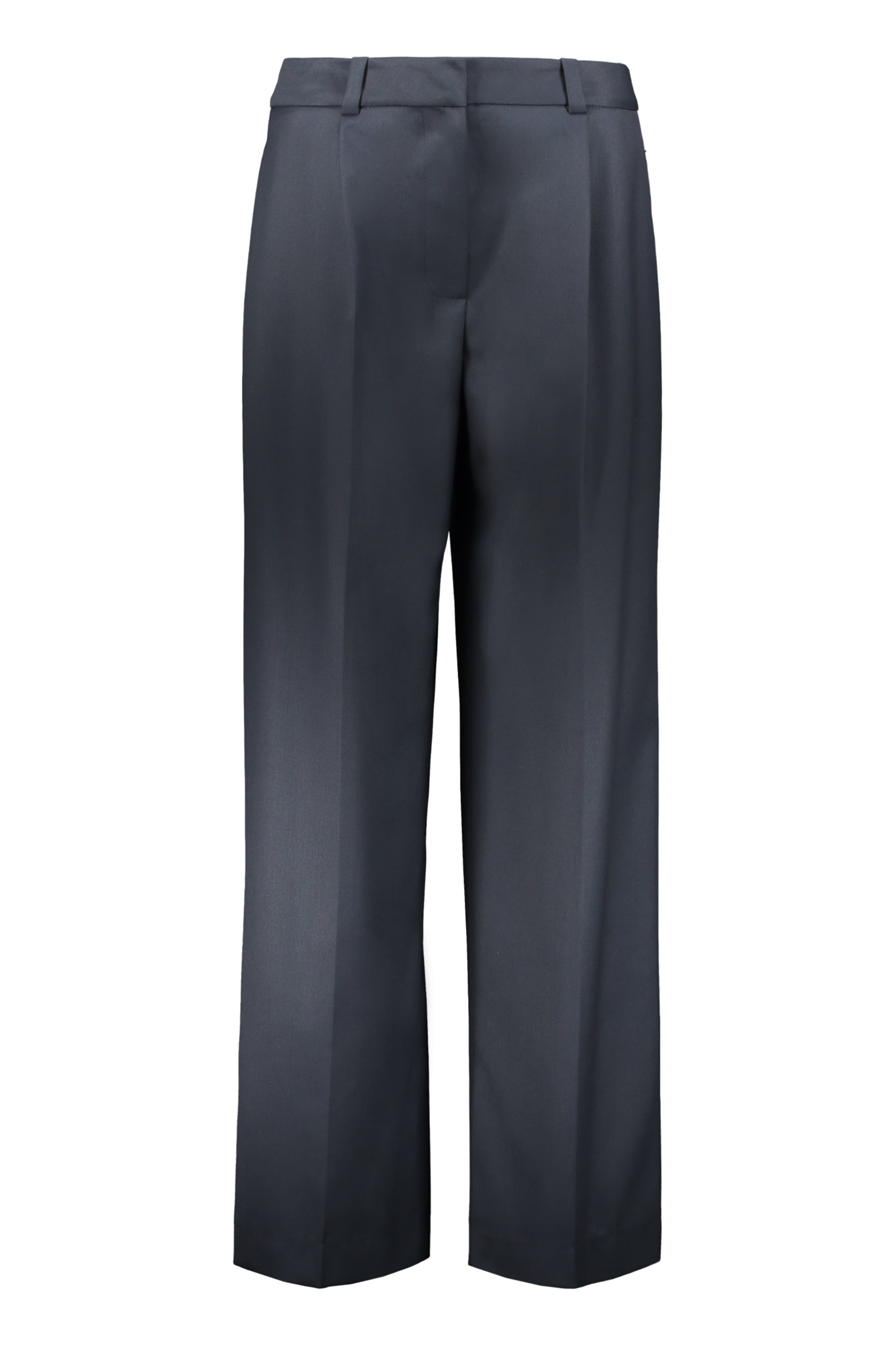 Wool blend trousers