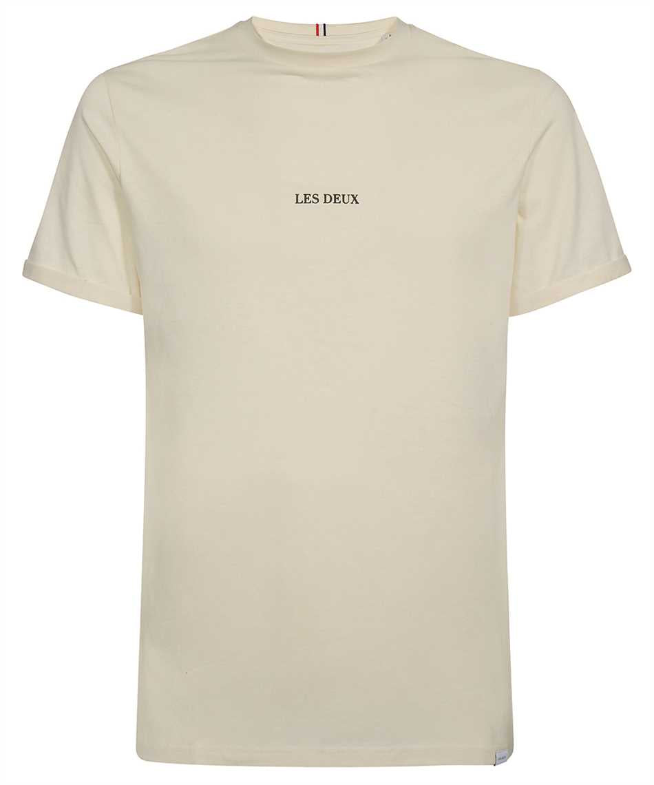 Lens cotton crew-neck T-shirt