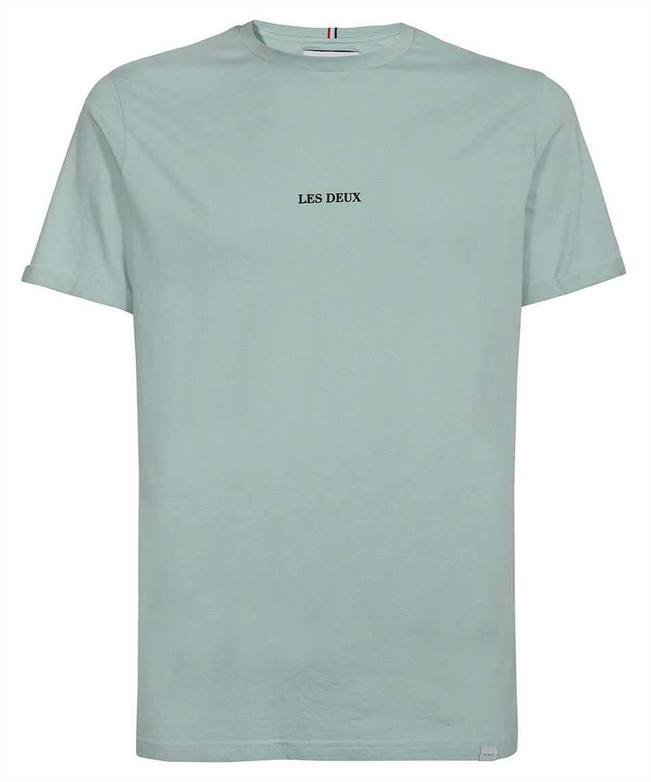 Lens cotton crew-neck T-shirt