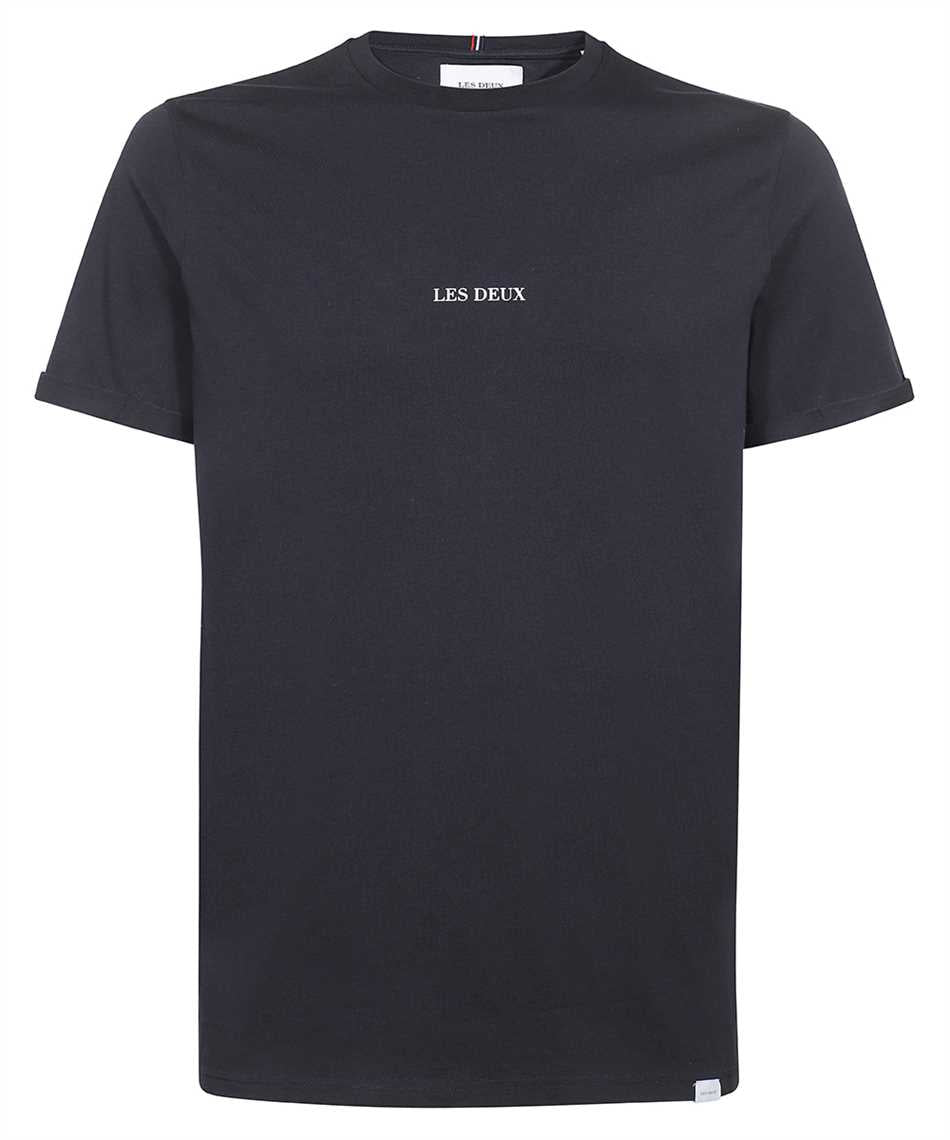 Lens cotton crew-neck T-shirt