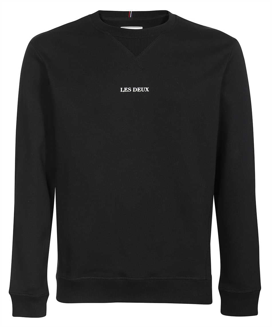 Lens cotton crew-neck sweatshirt