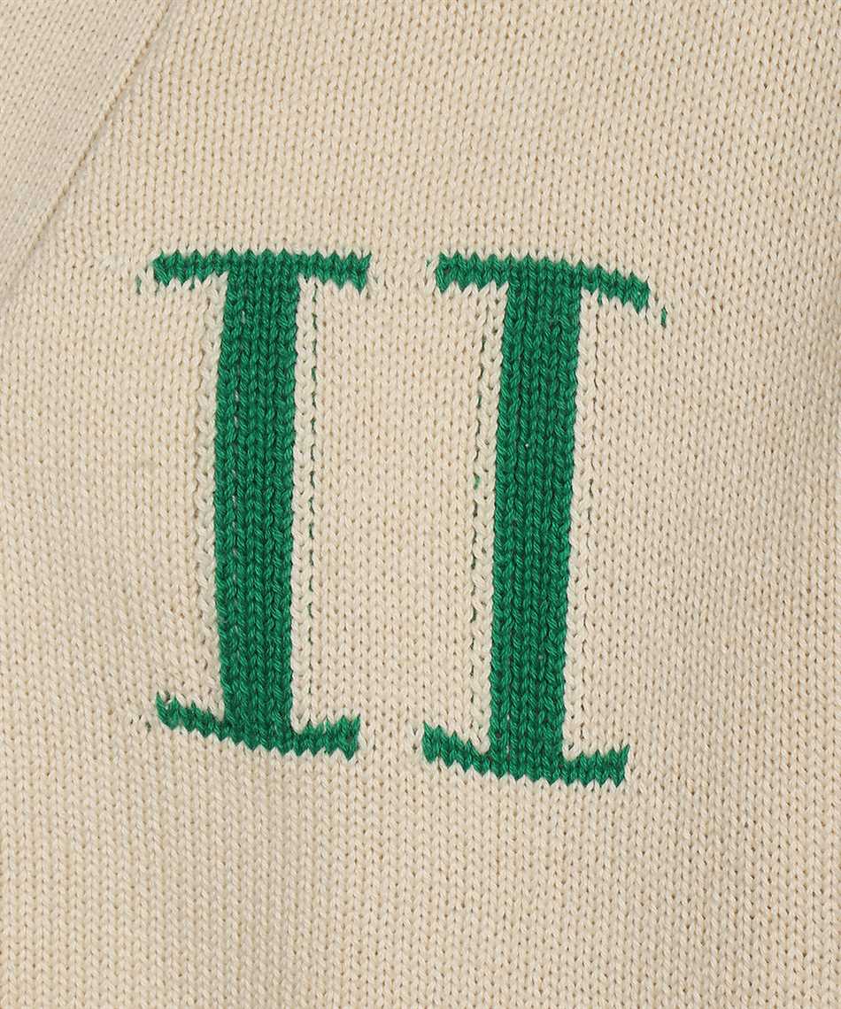 Logo detail cotton cardigan