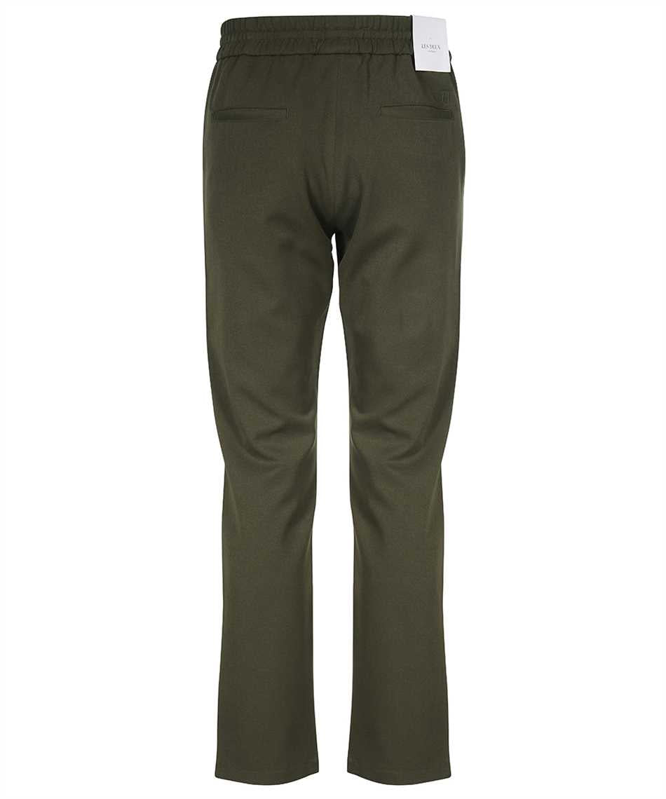 Adjustable drawstring elastic waistband trousers