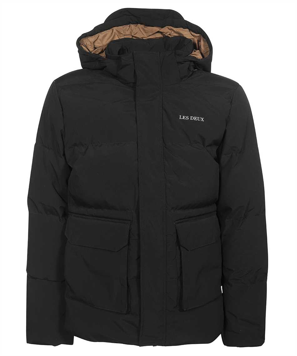 Hooded down jacket