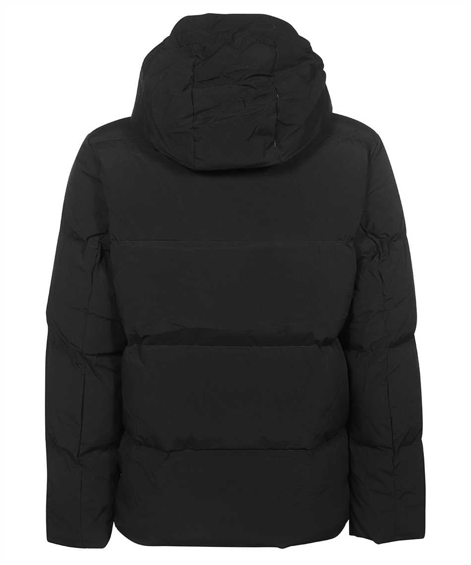 Hooded down jacket