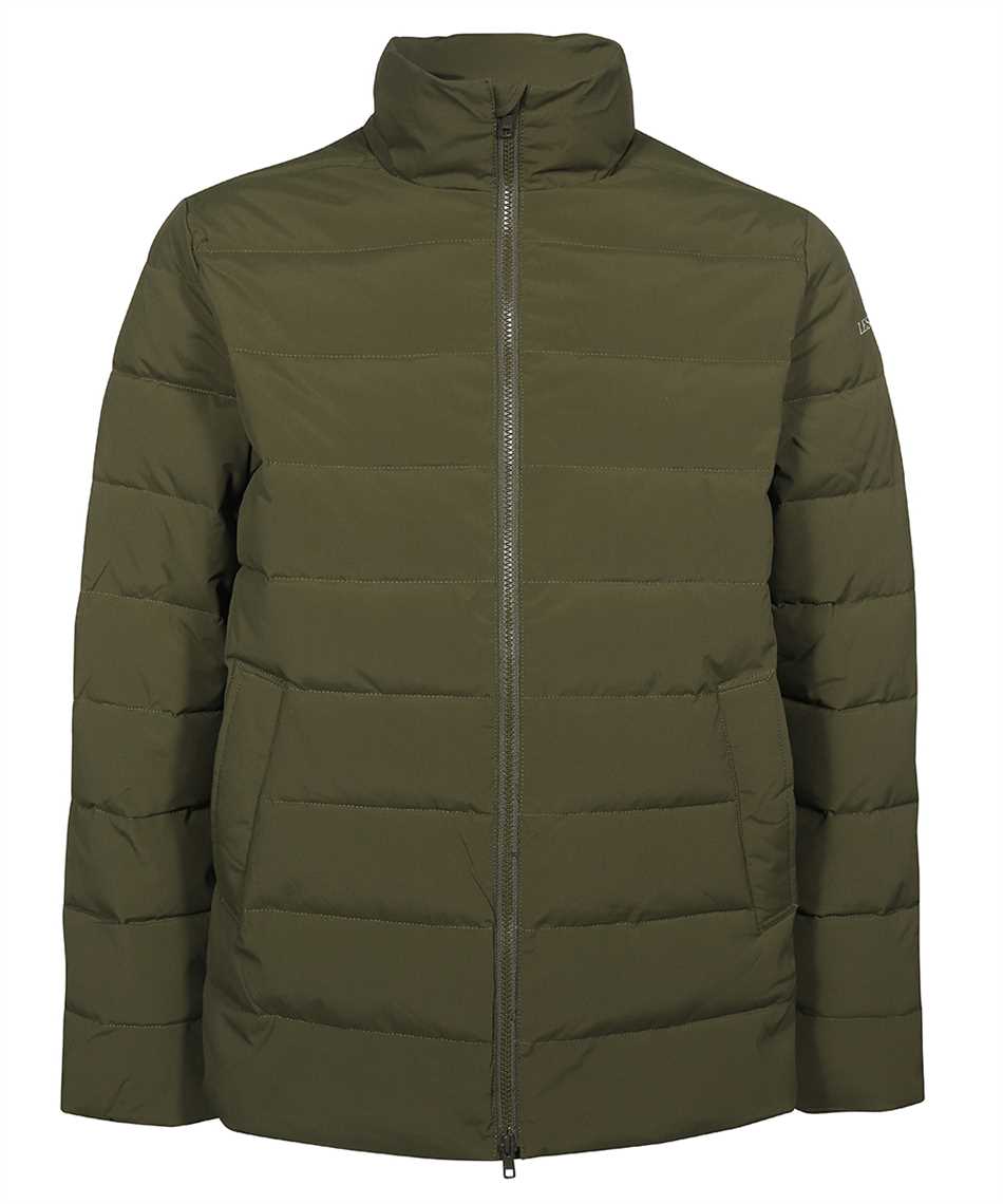 Techno-nylon down jacket