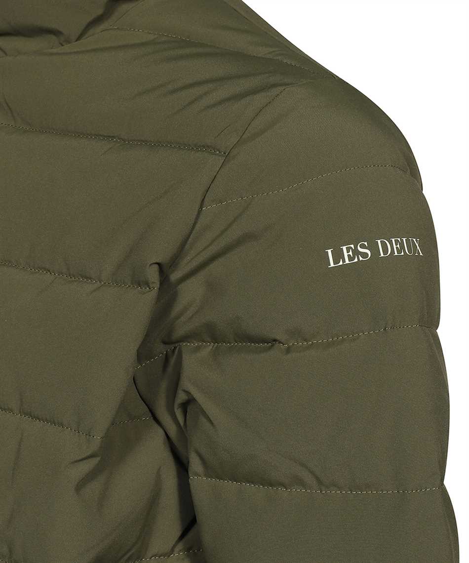 Techno-nylon down jacket