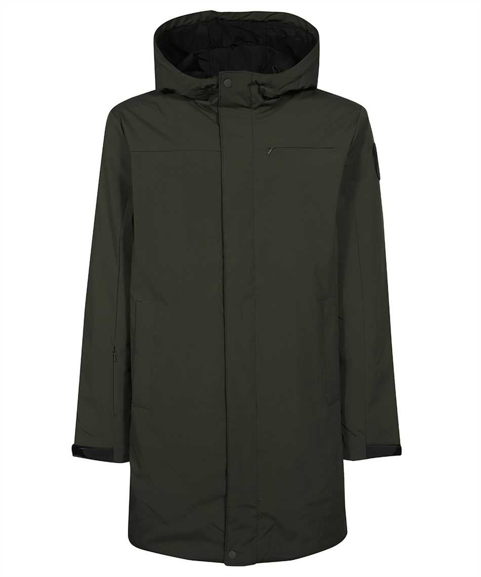 Techno fabric raincoat