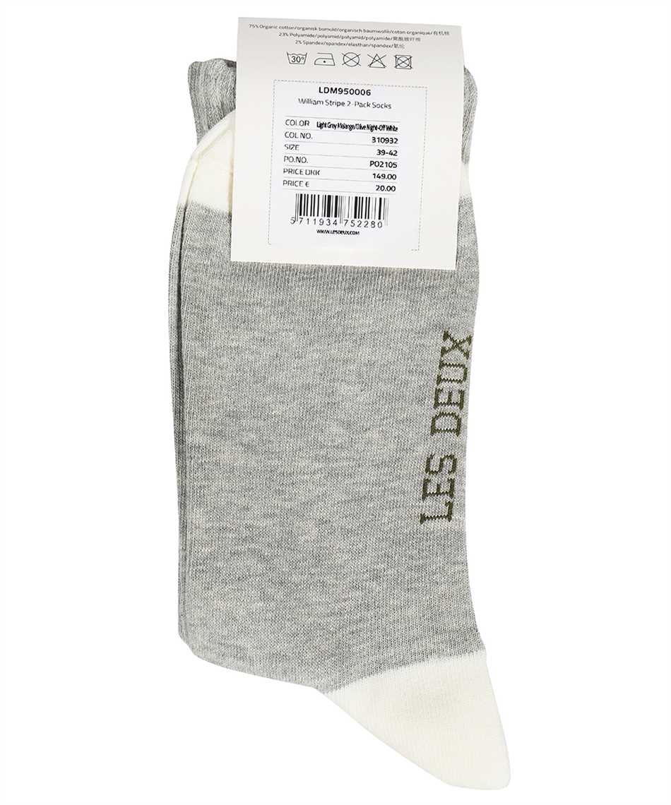 William logo cotton blend socks