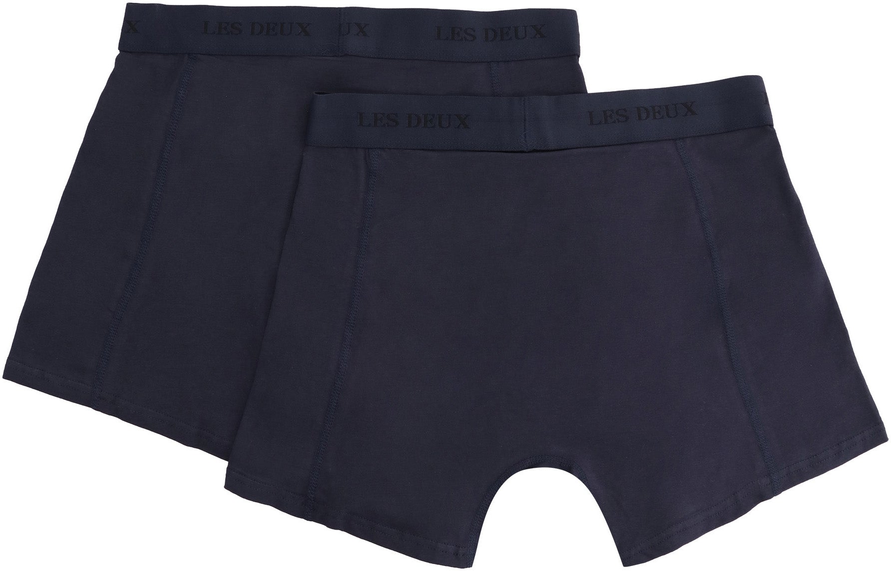 Set of two cotton Warren boxers with logoed elastic band