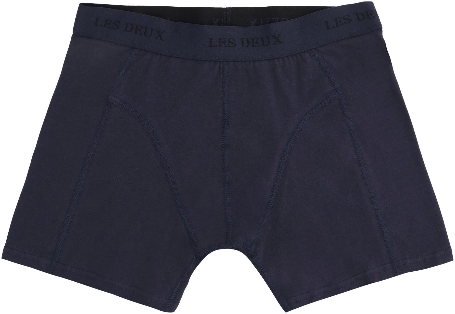 Set of two cotton Warren boxers with logoed elastic band