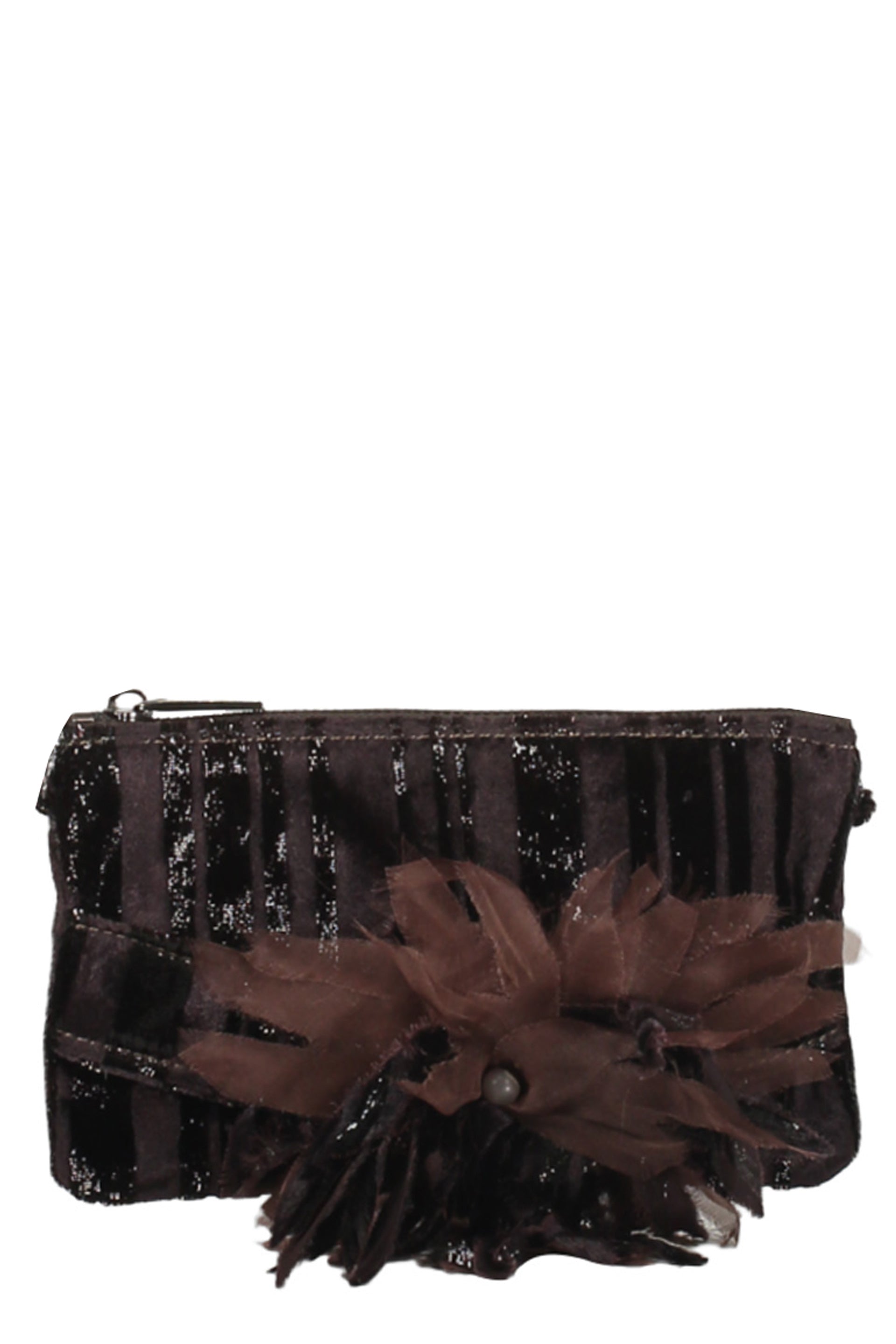 Velvet clutch