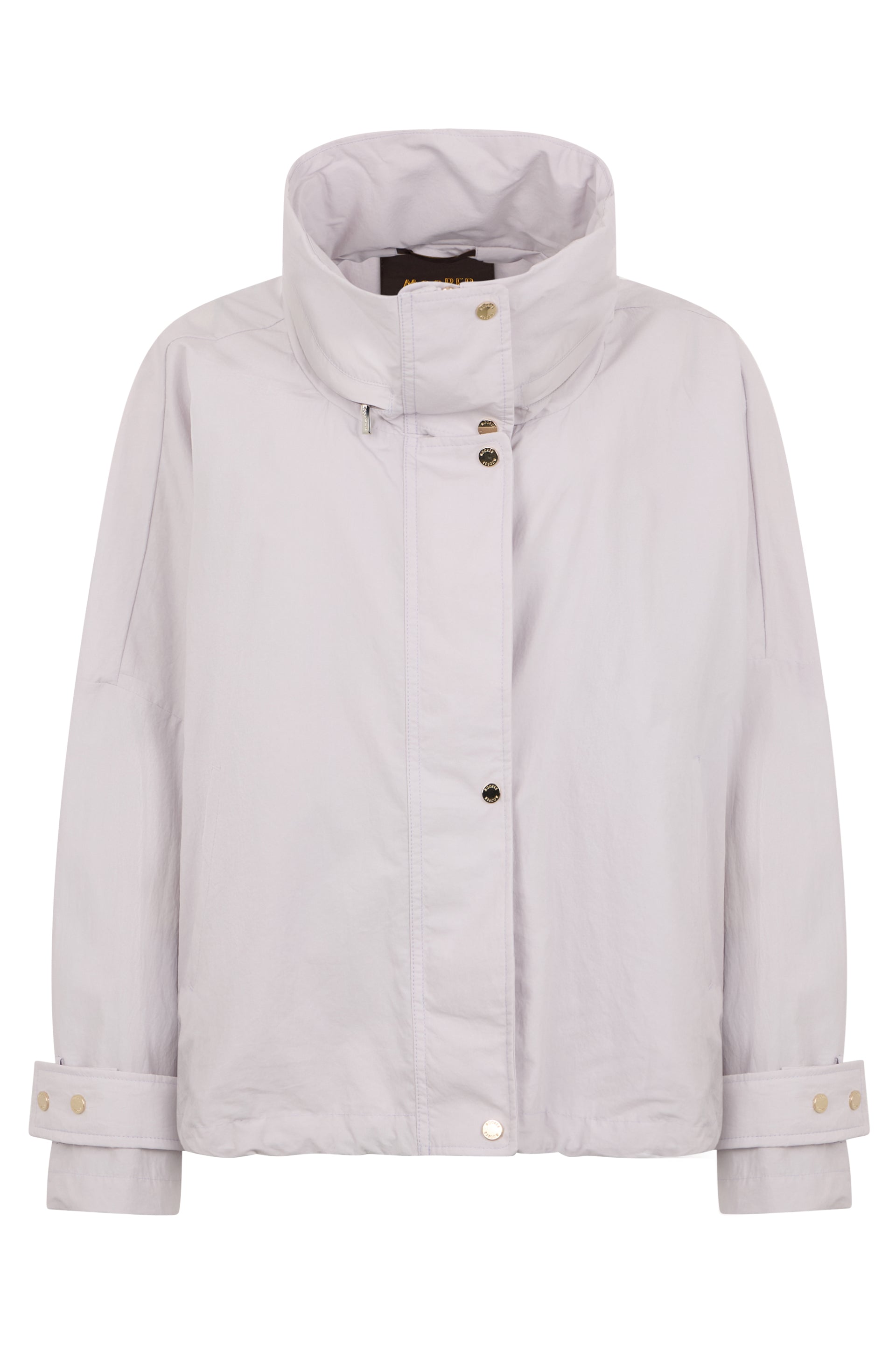 Light gray jacket, casual design and versatile.