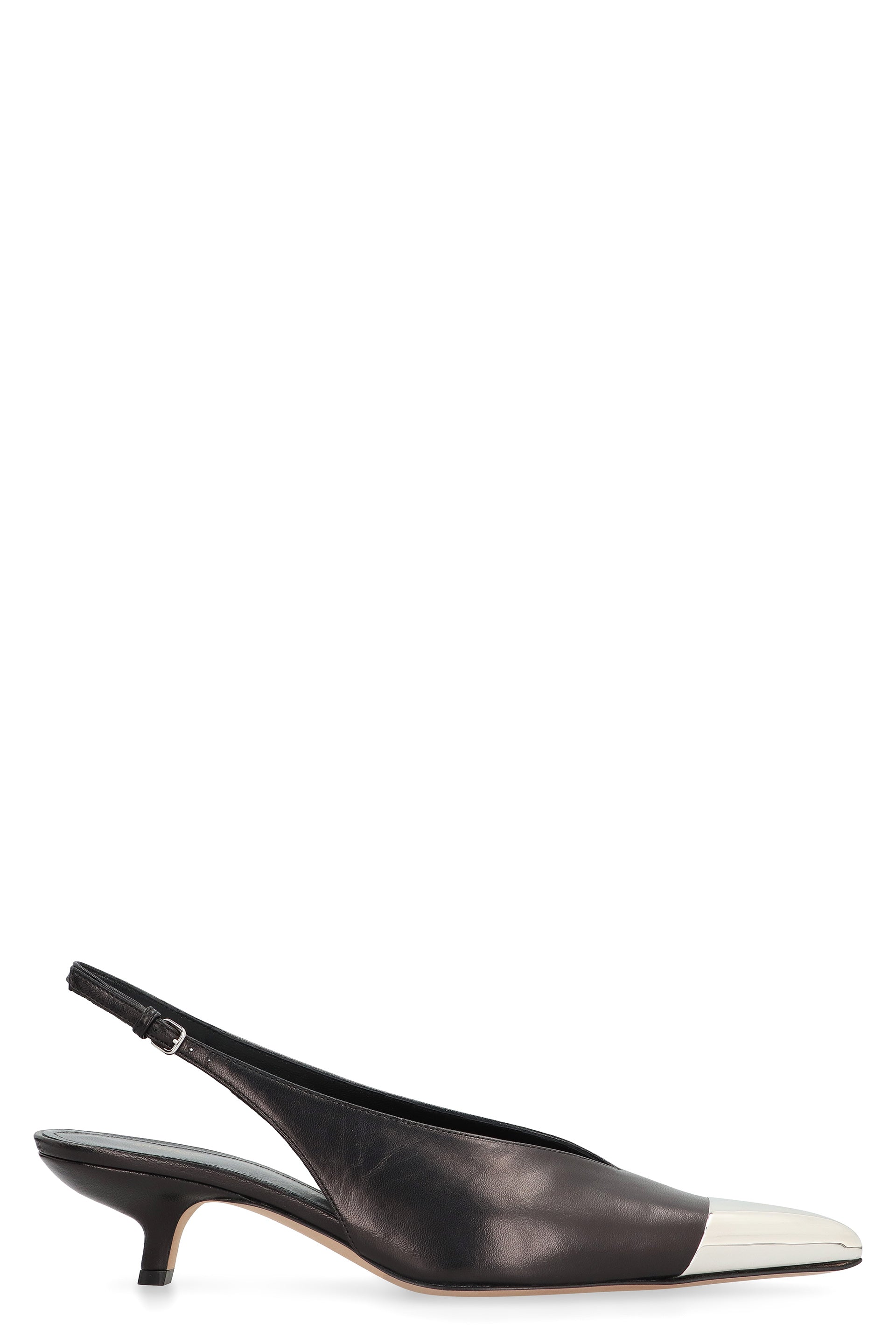 Liuti leather slingback pumps