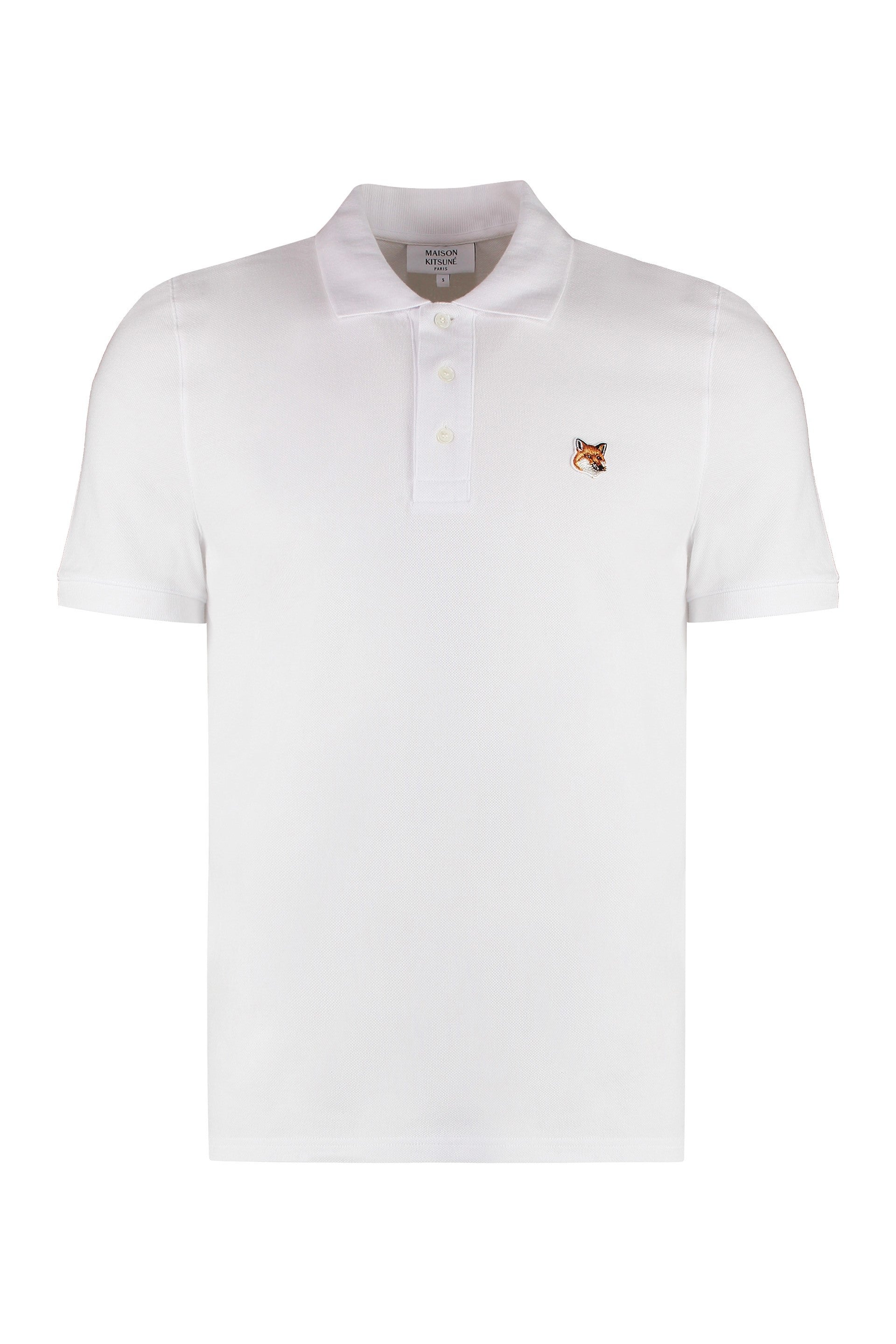 Cotton piqué polo shirt