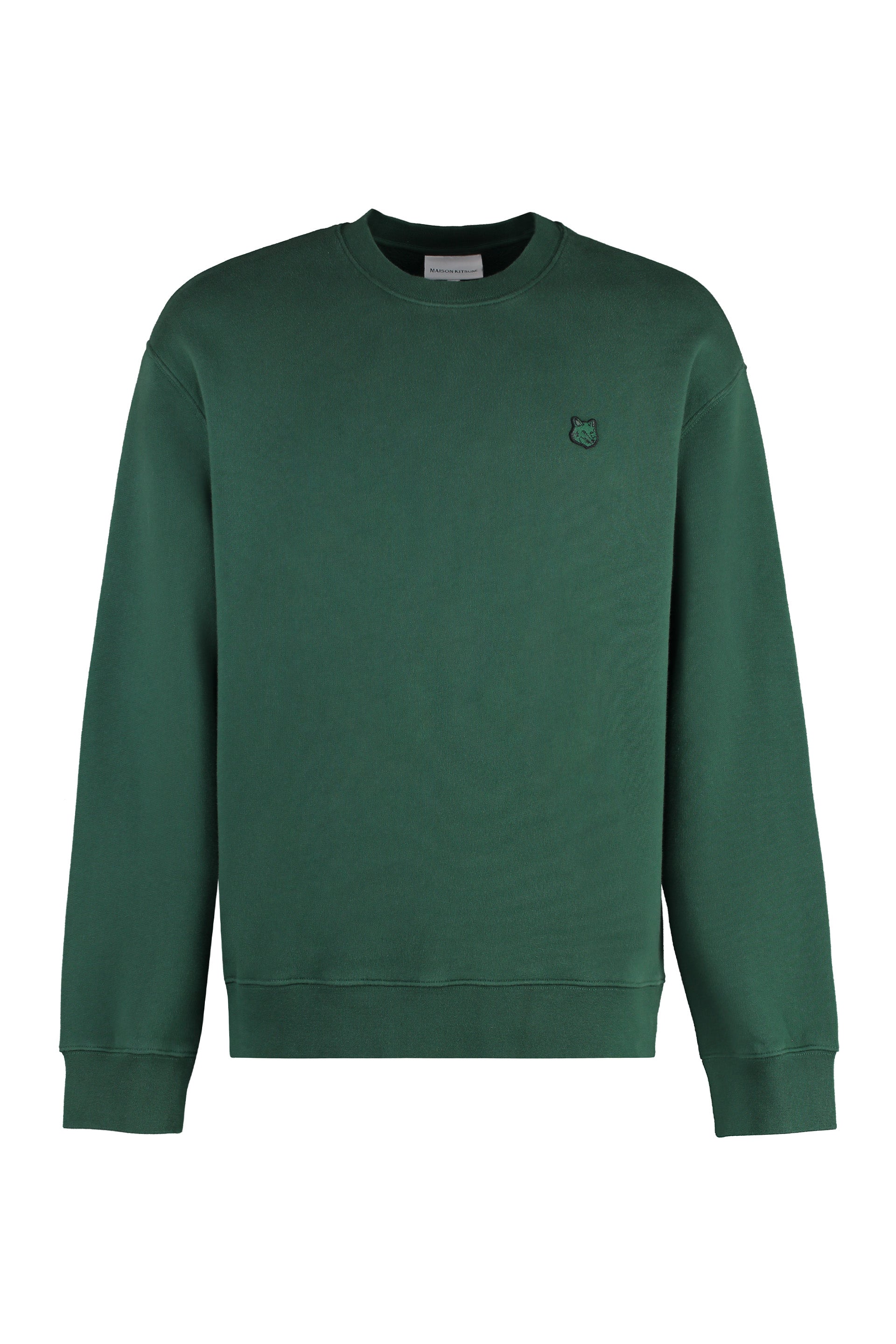 Cotton crew-neck sweatshirt