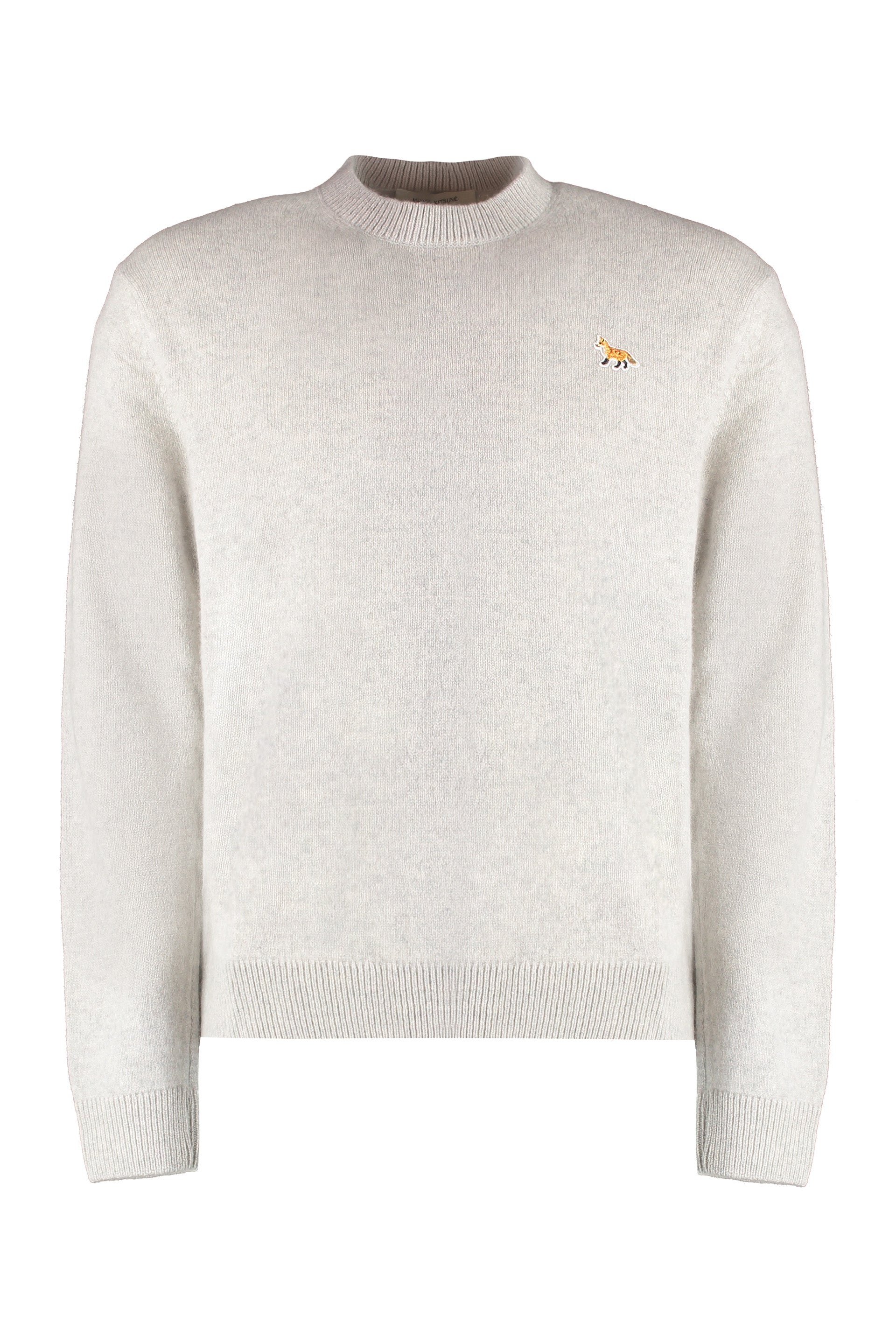 Crew-neck wool sweater