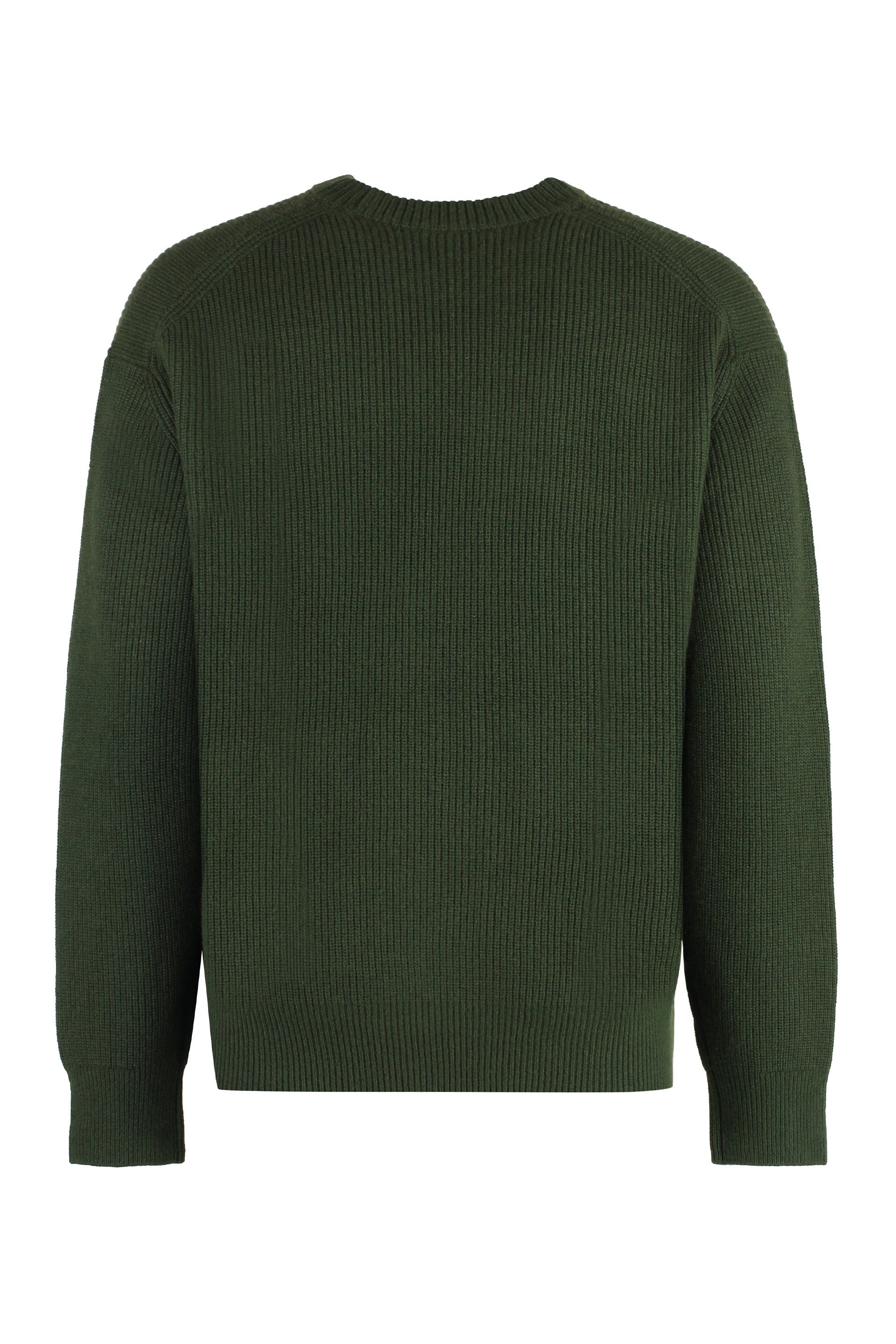 Wool-blend crew-neck sweater