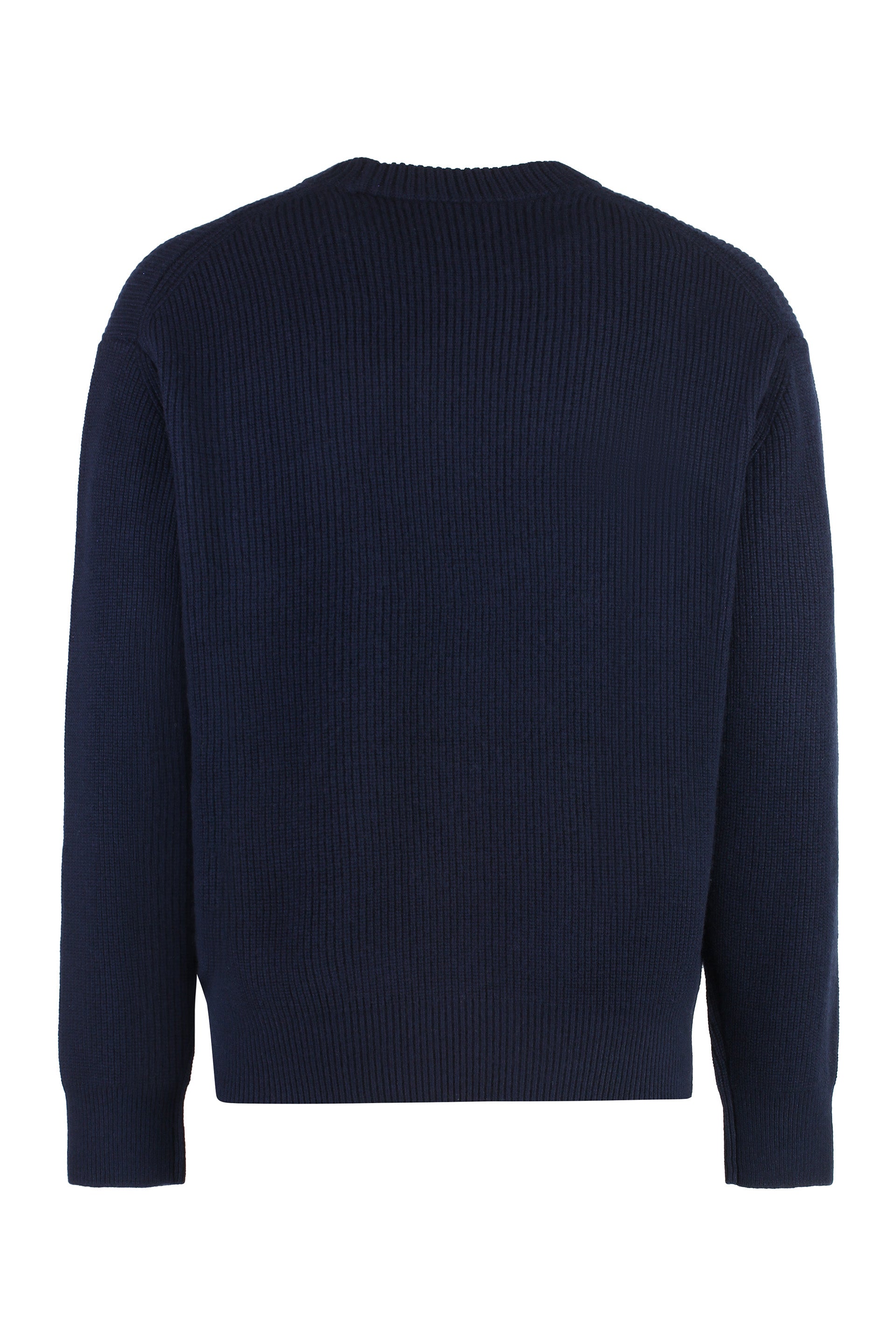 Wool-blend crew-neck sweater