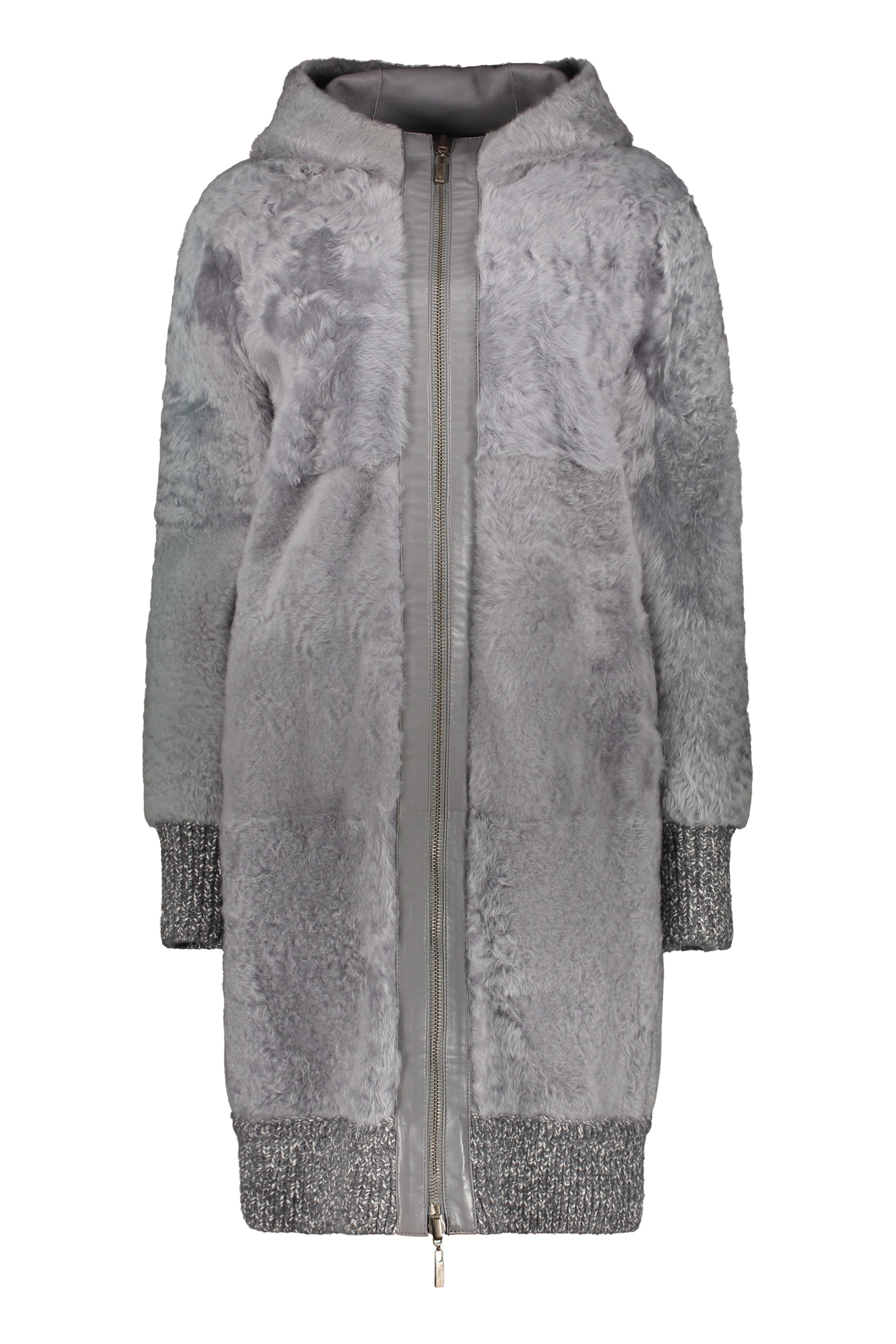 Shearling overcoat