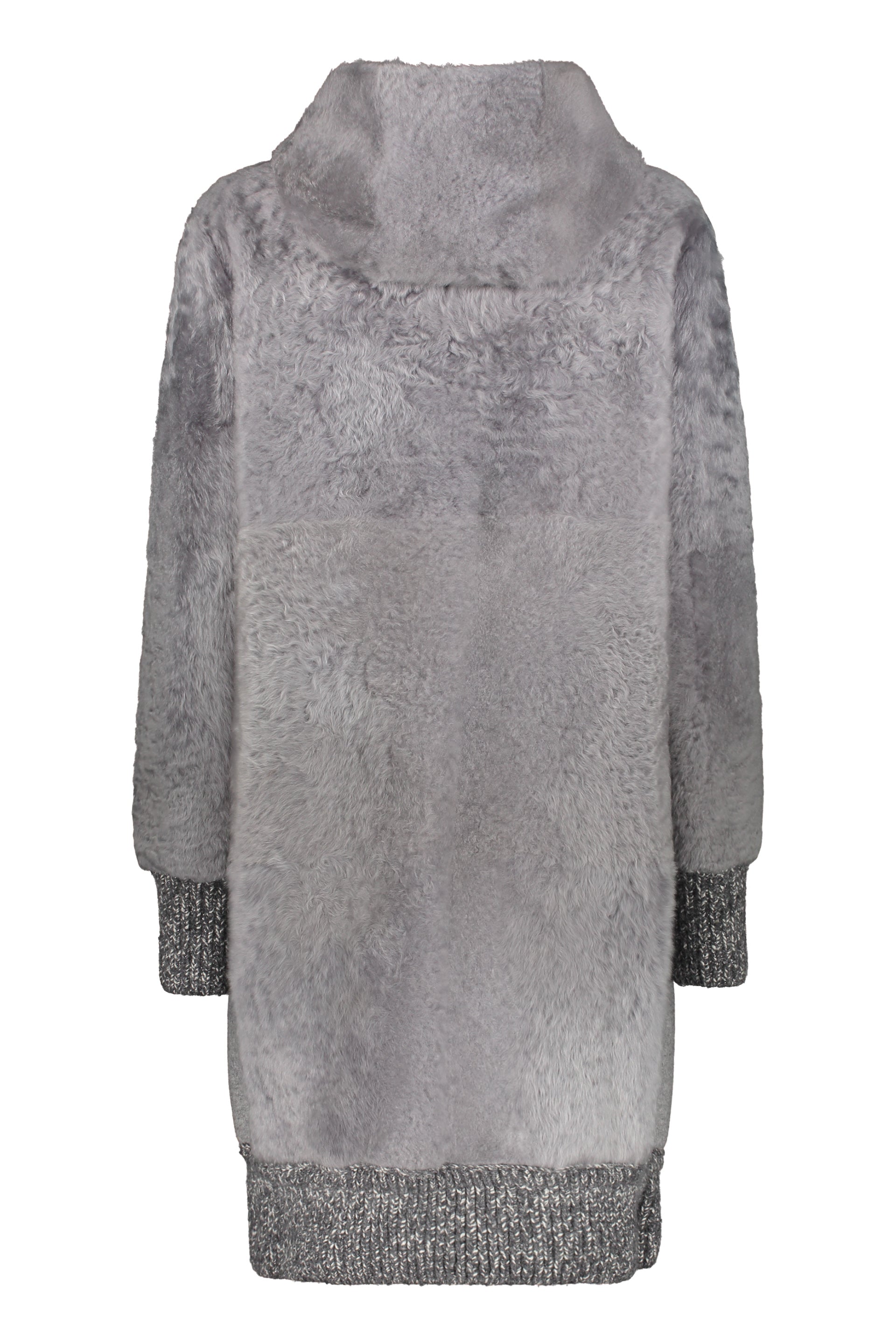 Shearling overcoat