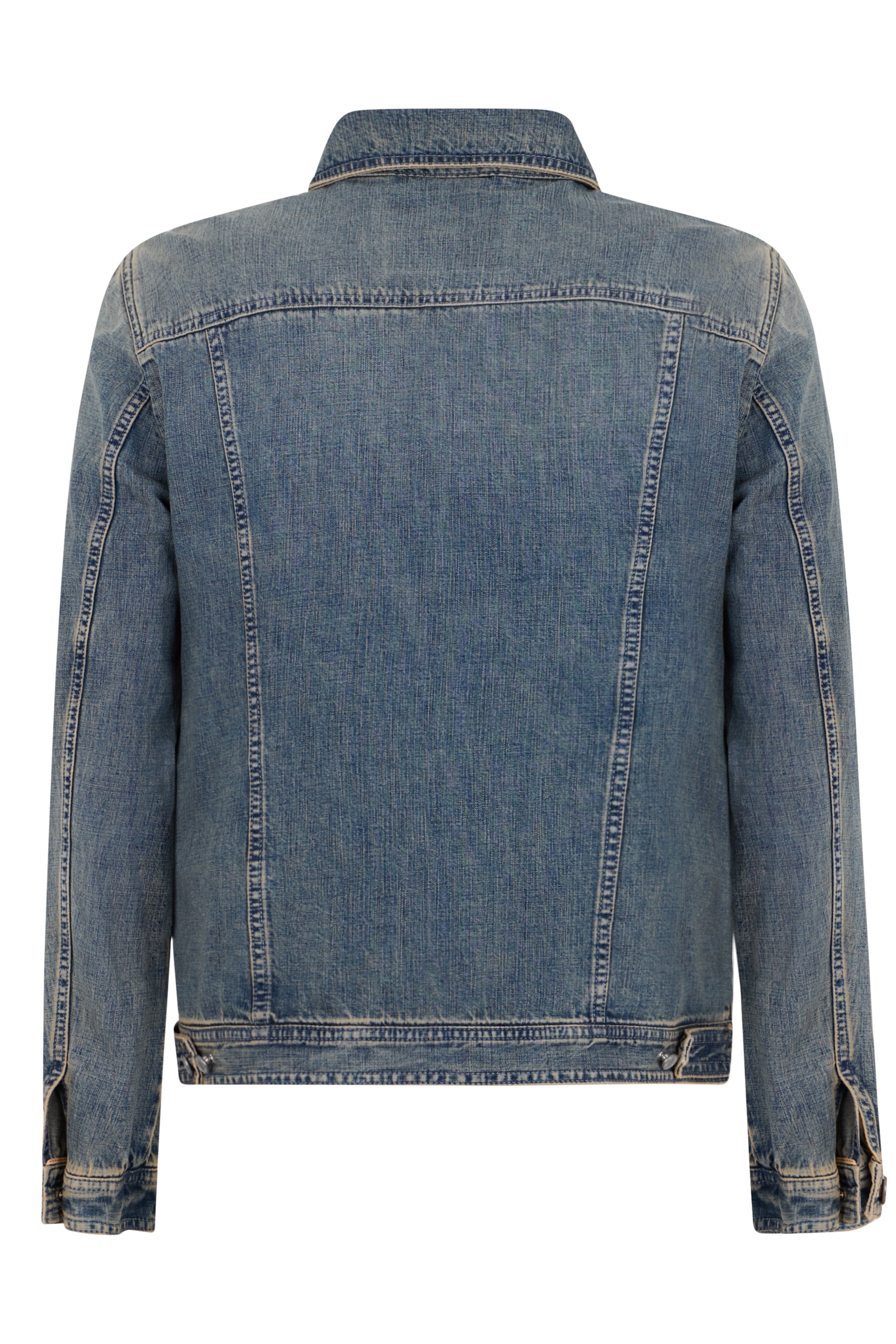 Classic and versatile blue denim jacket