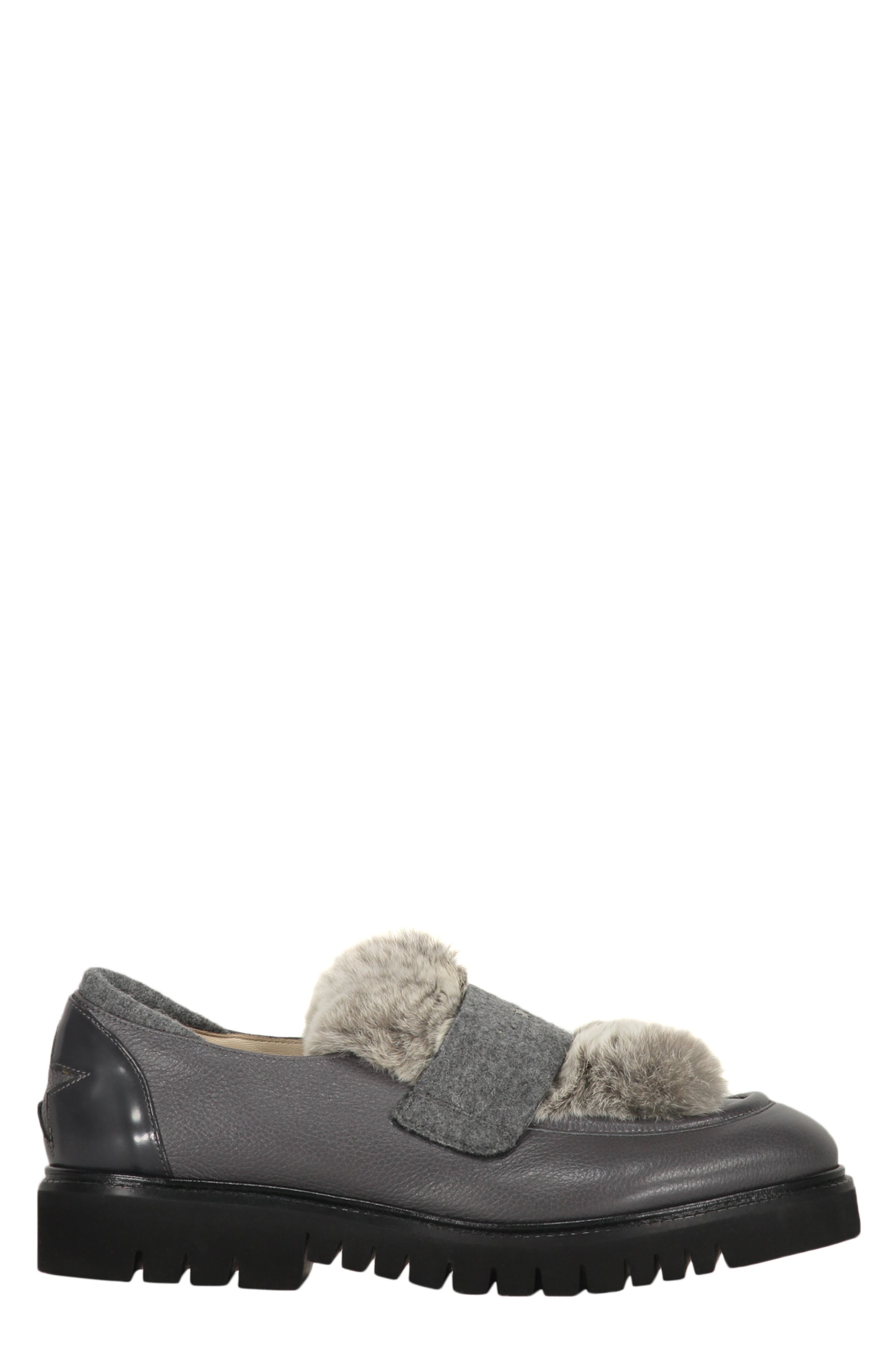 Leather loafers