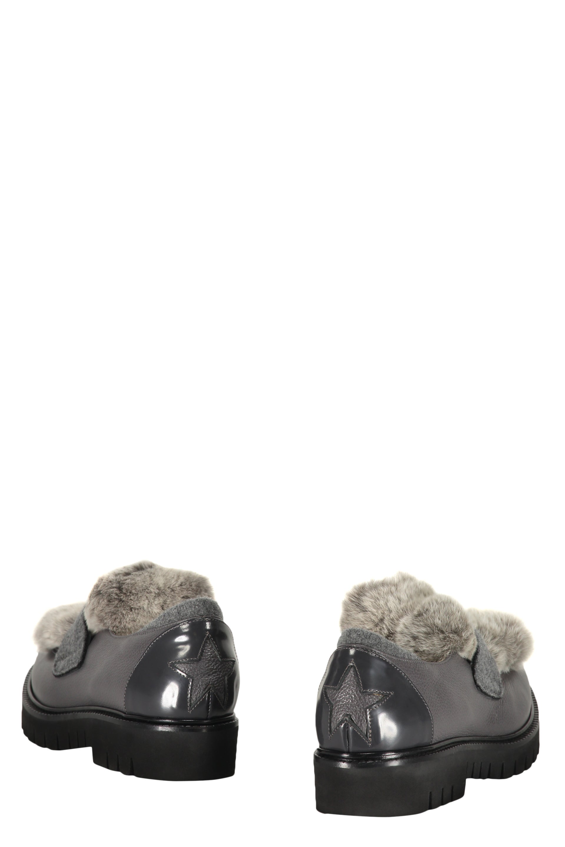 Leather loafers