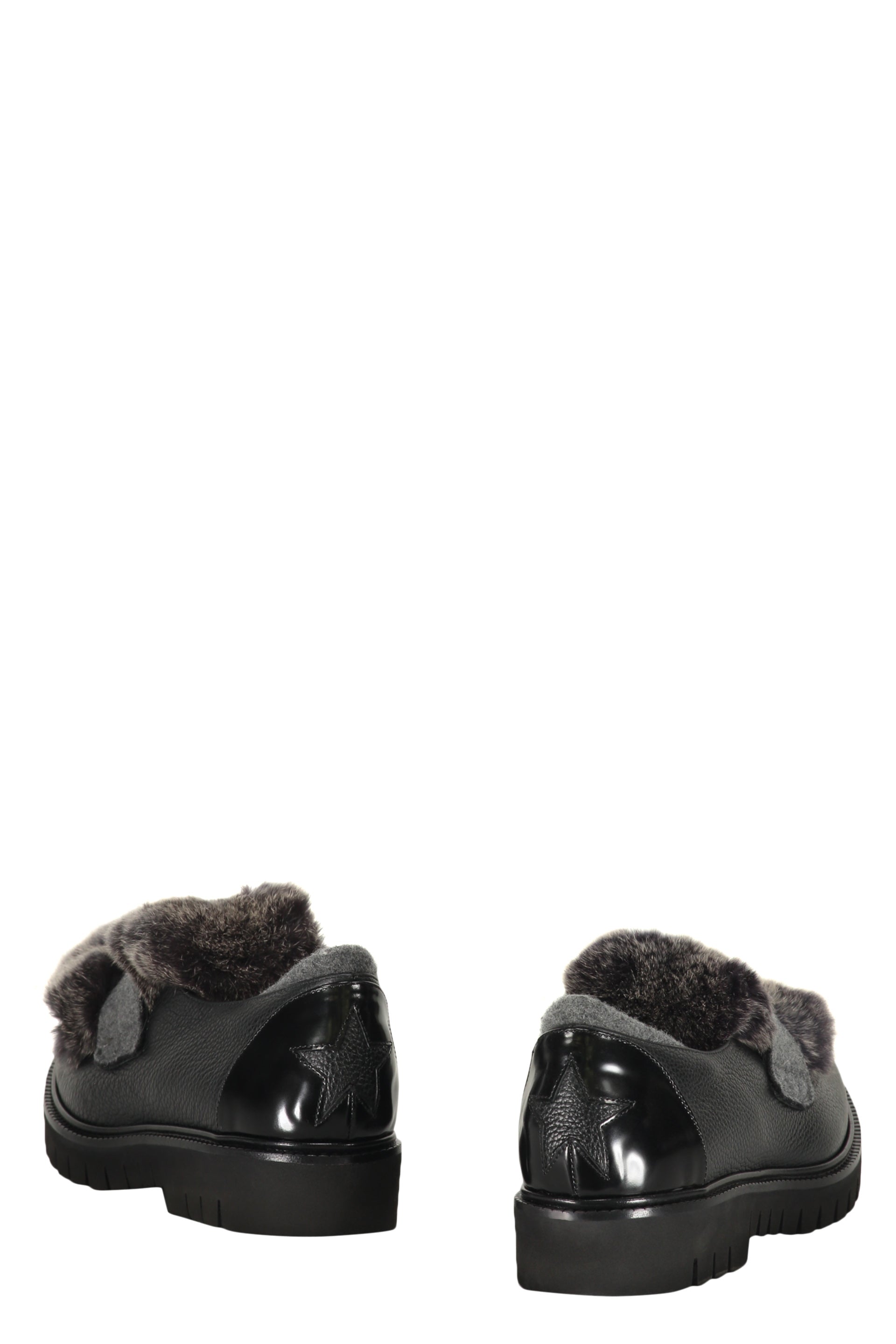 Leather loafers