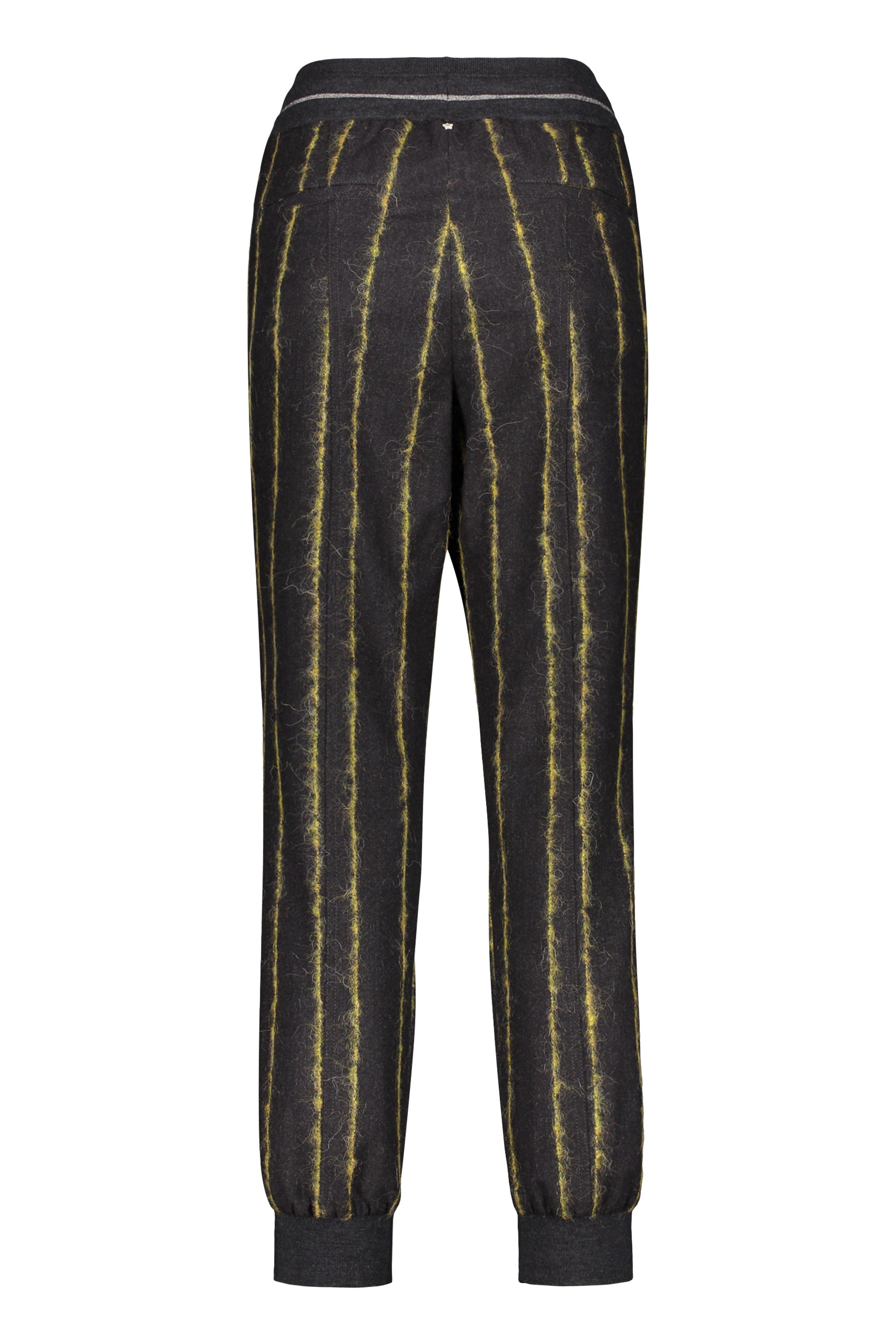 Virgin wool track pants