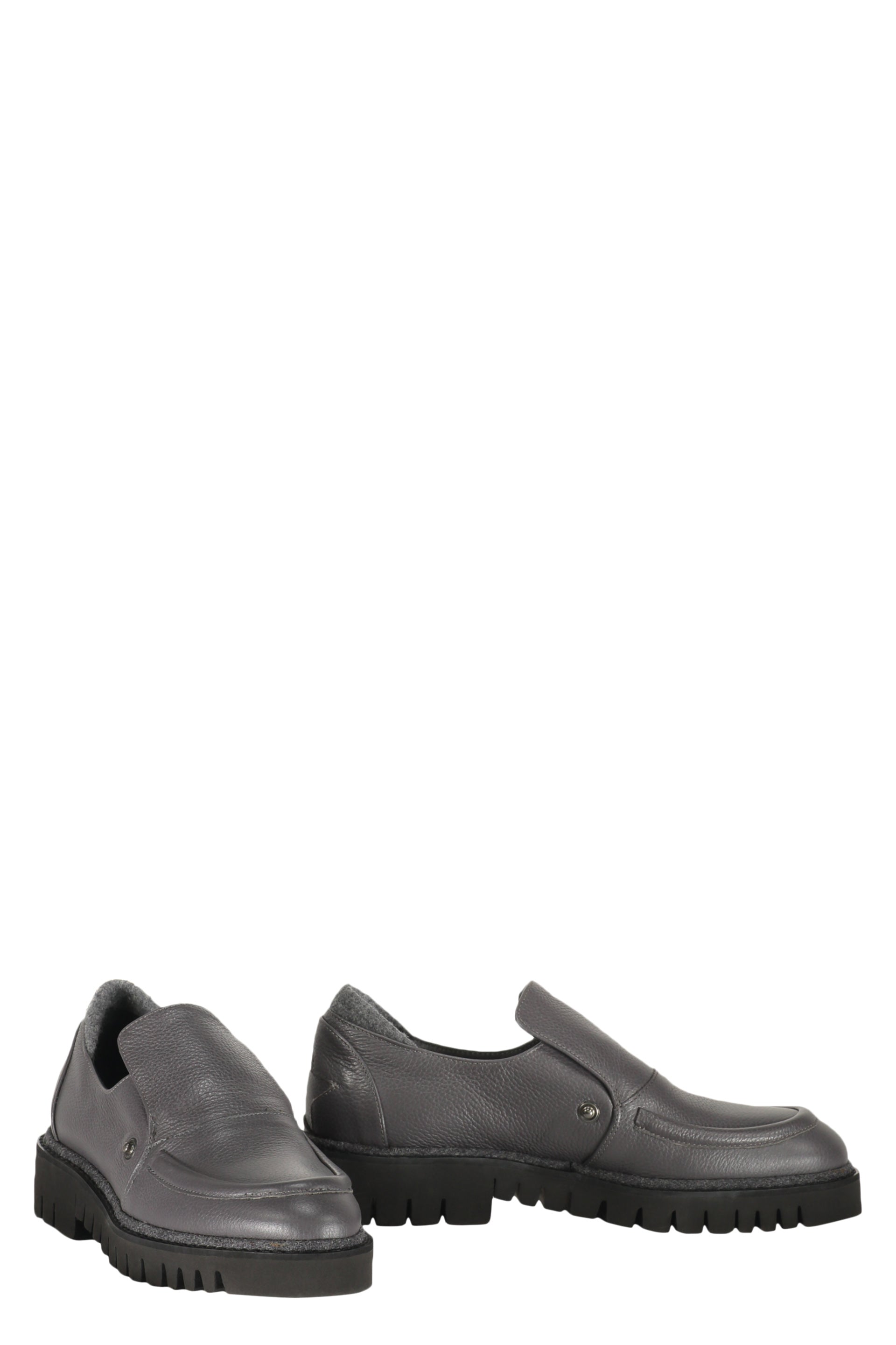 Leather loafers