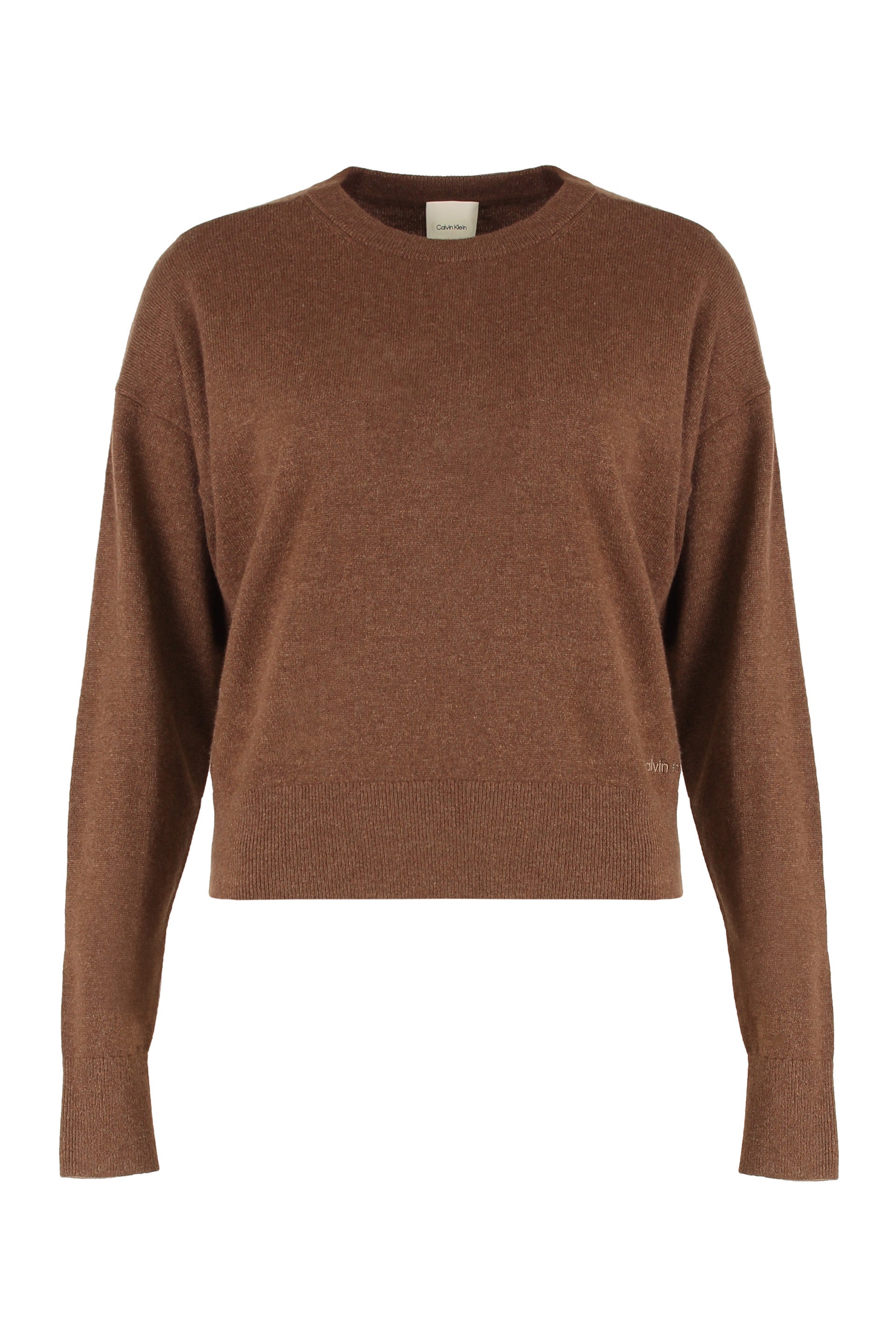 Cashmere crew neck sweater
