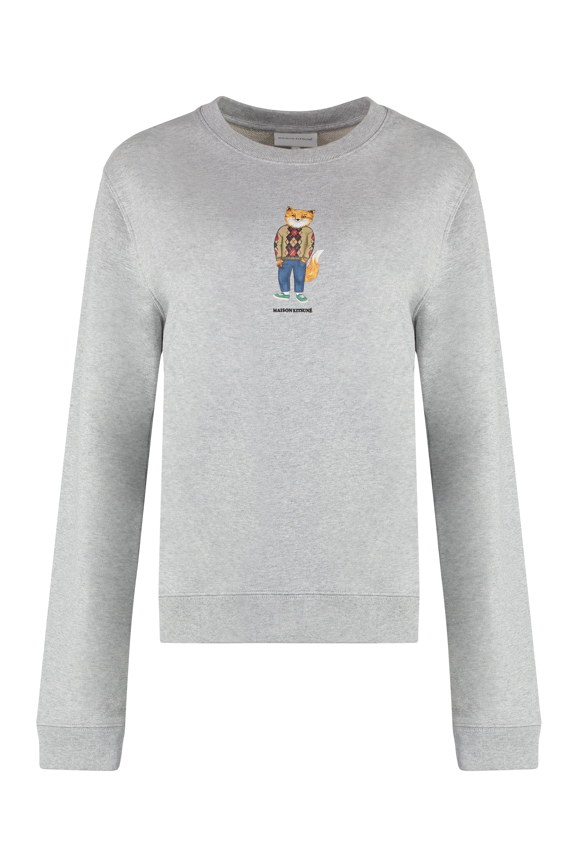 Cotton crew-neck sweatshirt