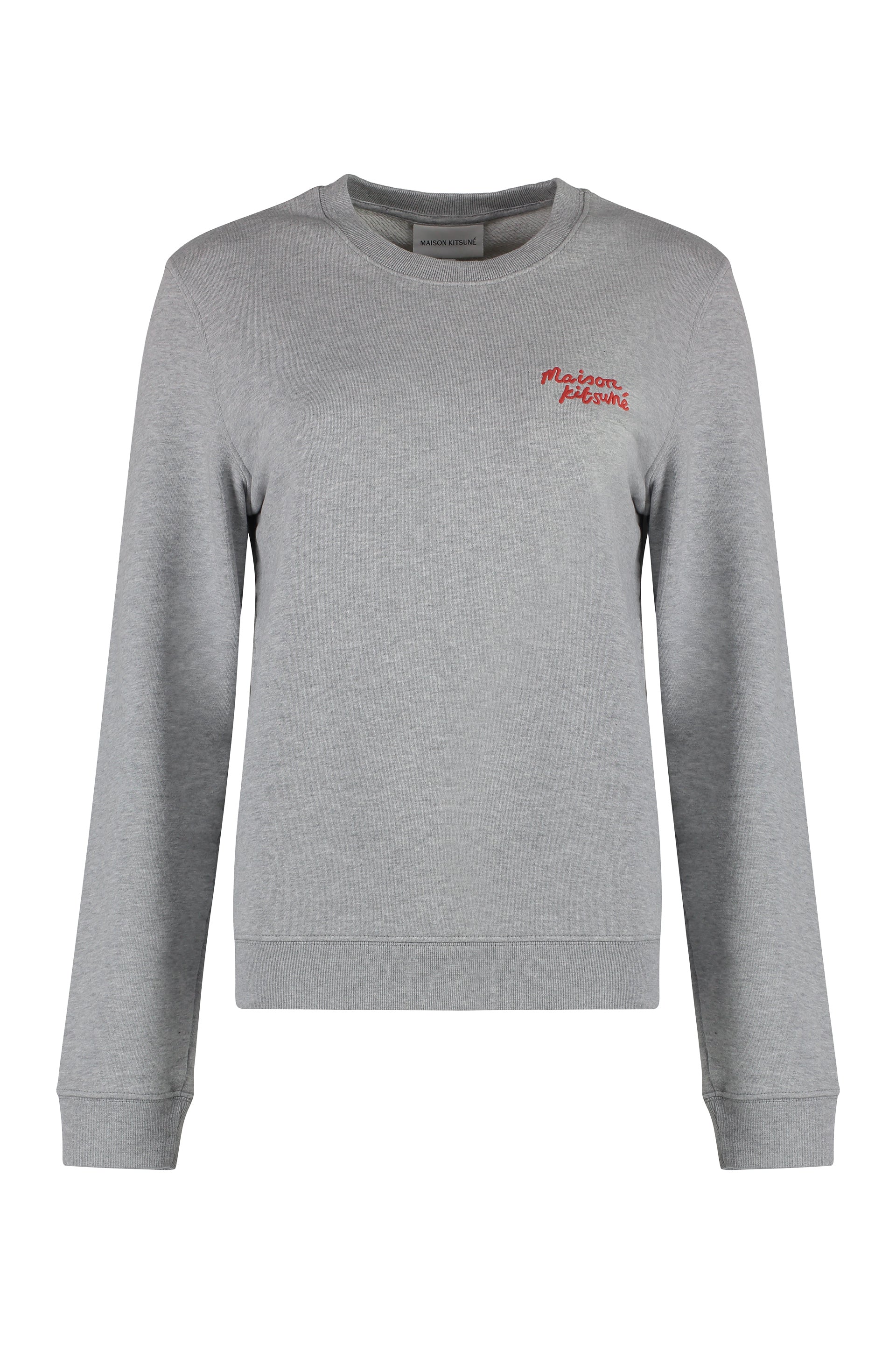 Cotton crew-neck sweatshirt