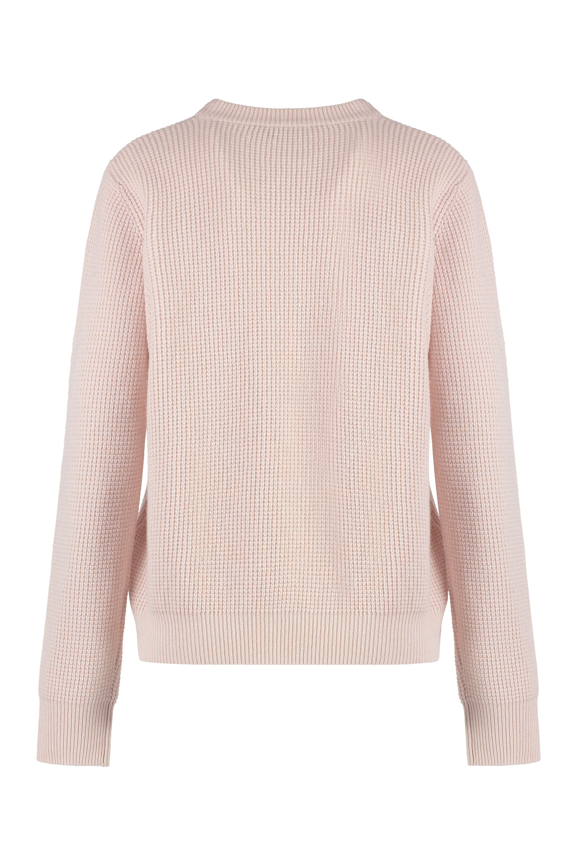 Crew-neck wool sweater