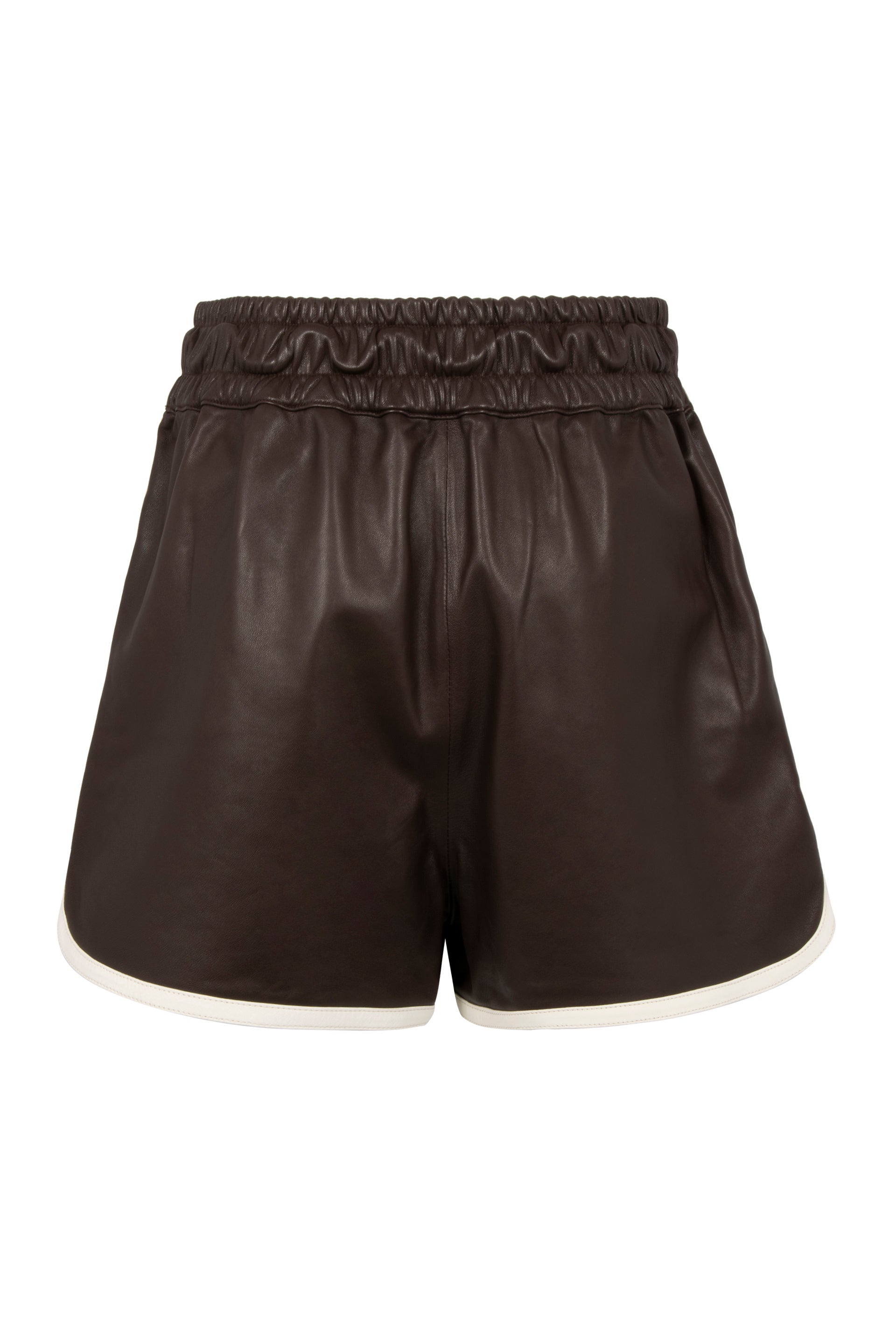 Leather shorts