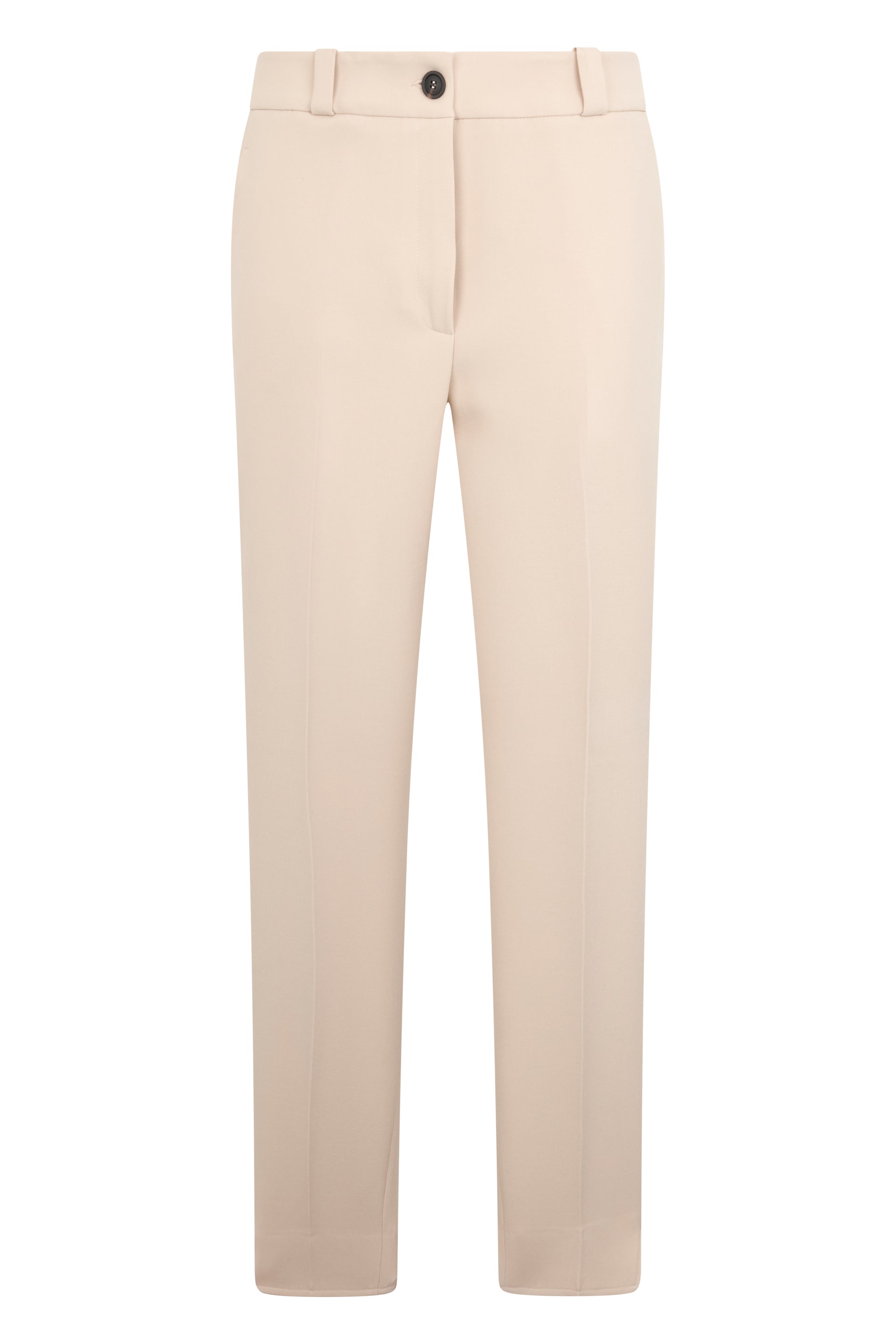 Light beige pants with minimal and elegant design.