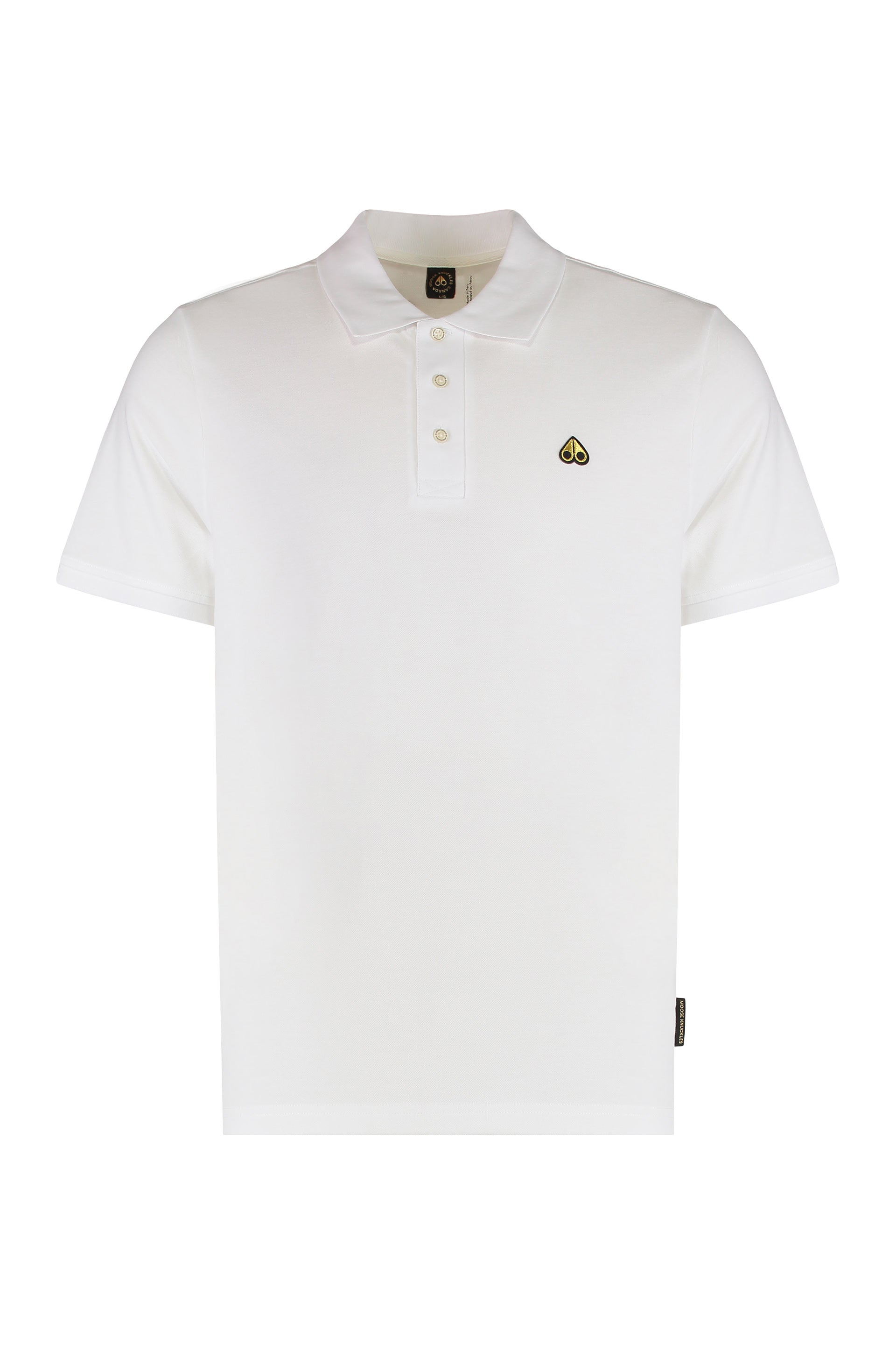 Short sleeve cotton polo shirt